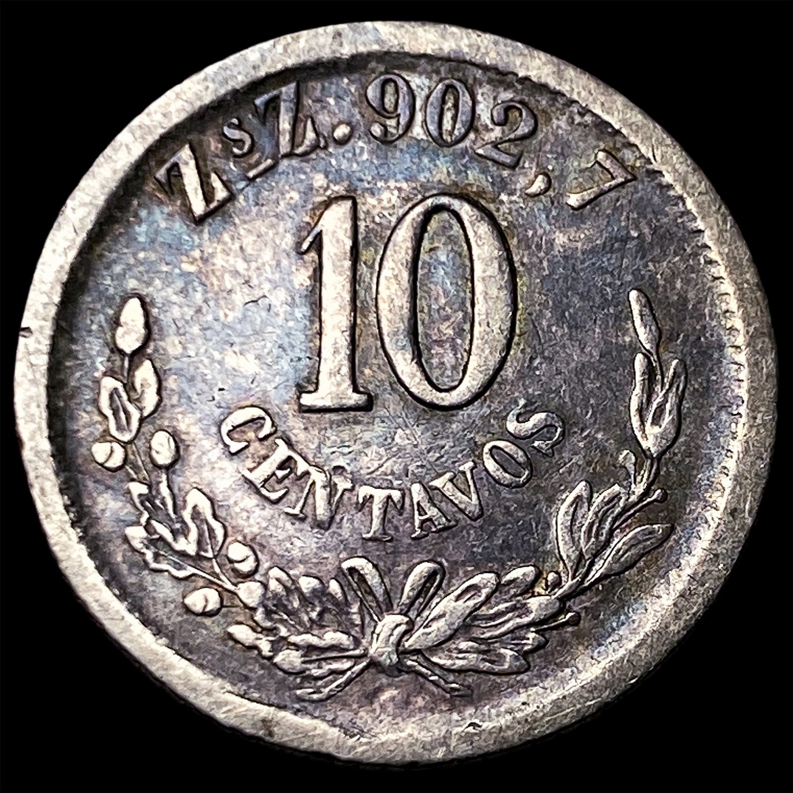 1894 ZsZ Mexico Silver 10 Centavos: 1894 ZsZ Mexico Silver 10 Centavos