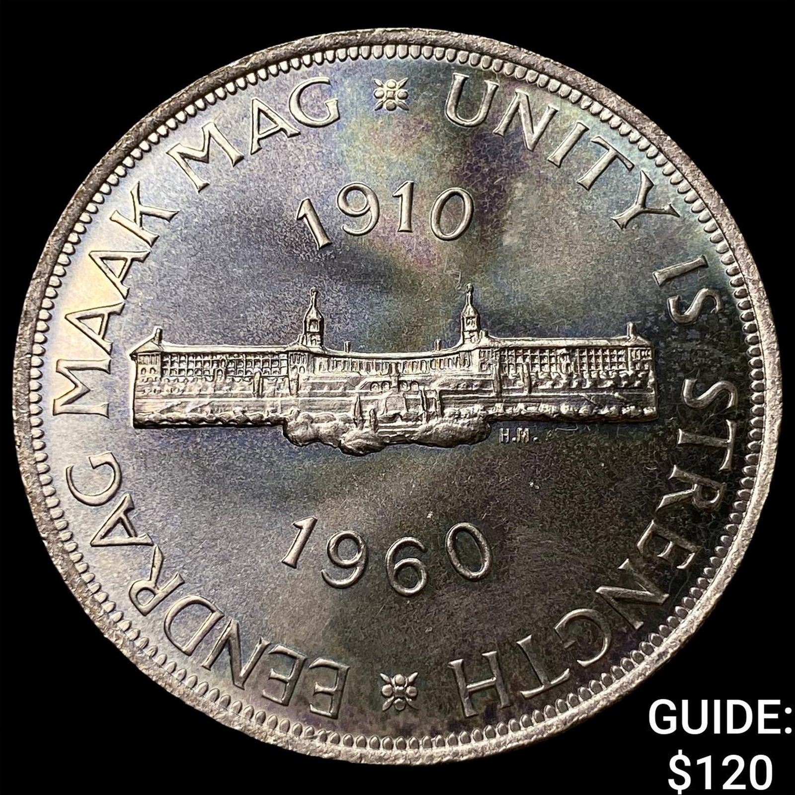 1960 South Africa Silver 5 Shillings .4545 ASW: 1960 South Africa Silver 5 Shillings .4545 ASW