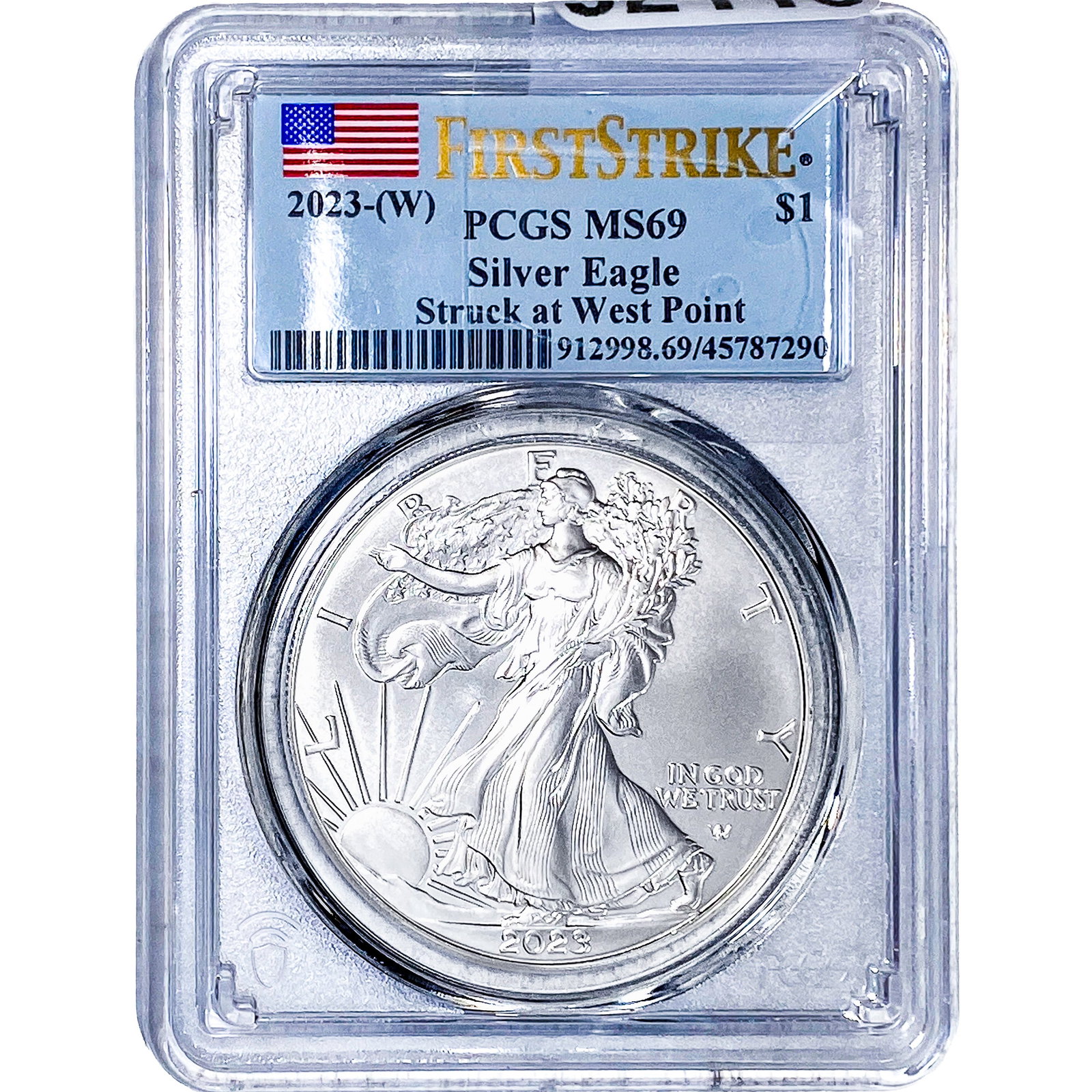 2023 Silver Eagle PCGS MS69: 2023 Silver Eagle PCGS MS69