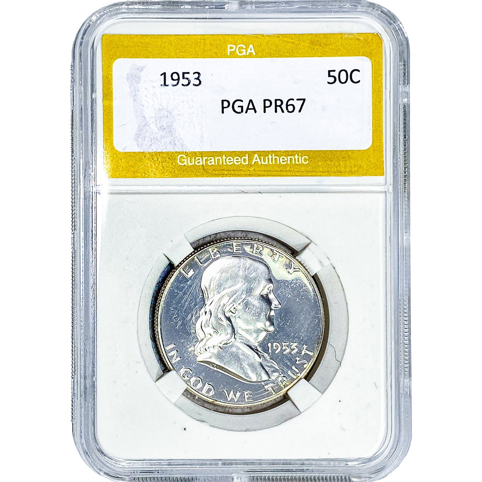 1953 Franklin Half Dollar PGA PR67: 1953 Franklin Half Dollar PGA PR67