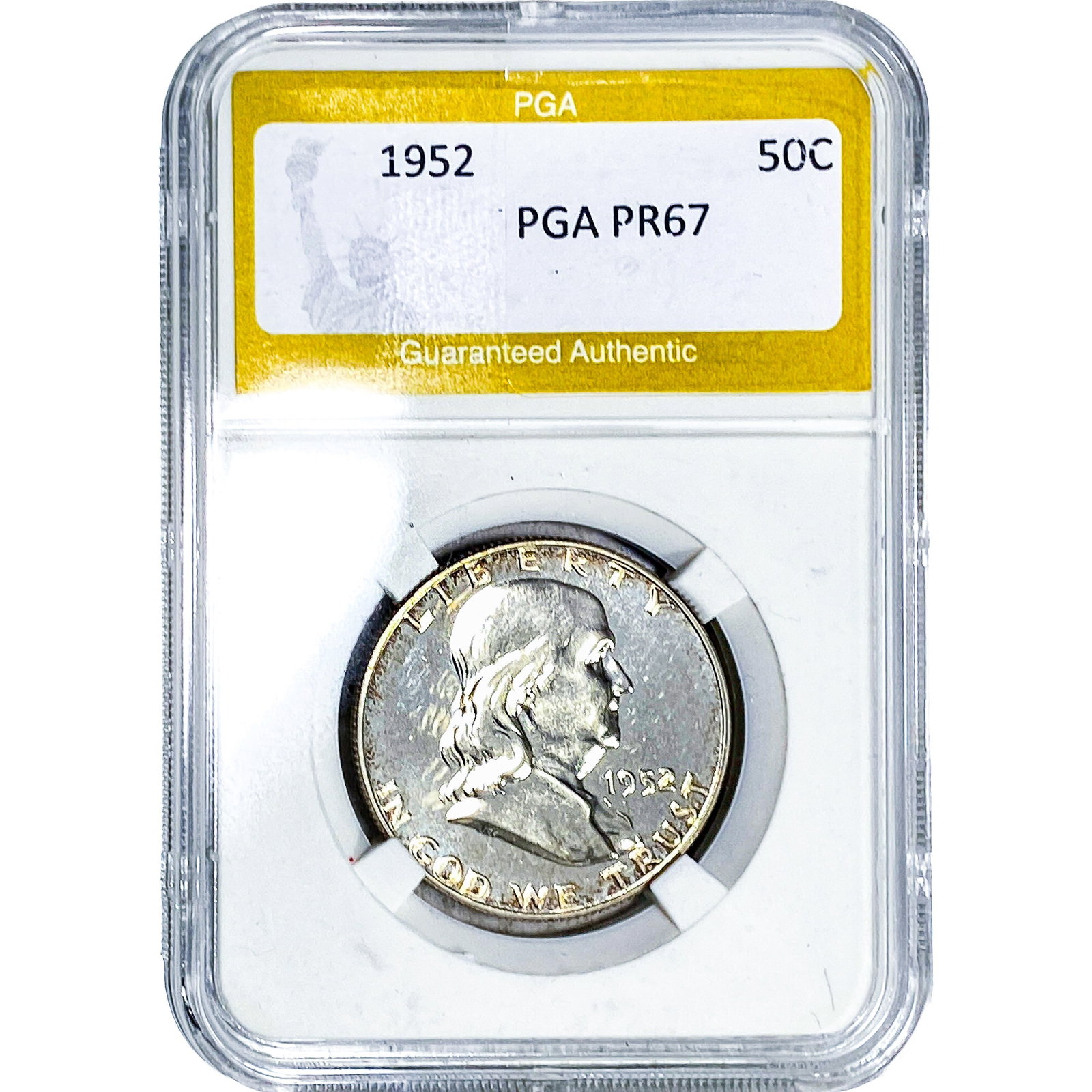 1952 Franklin Half Dollar PGA PR67: 1952 Franklin Half Dollar PGA PR67