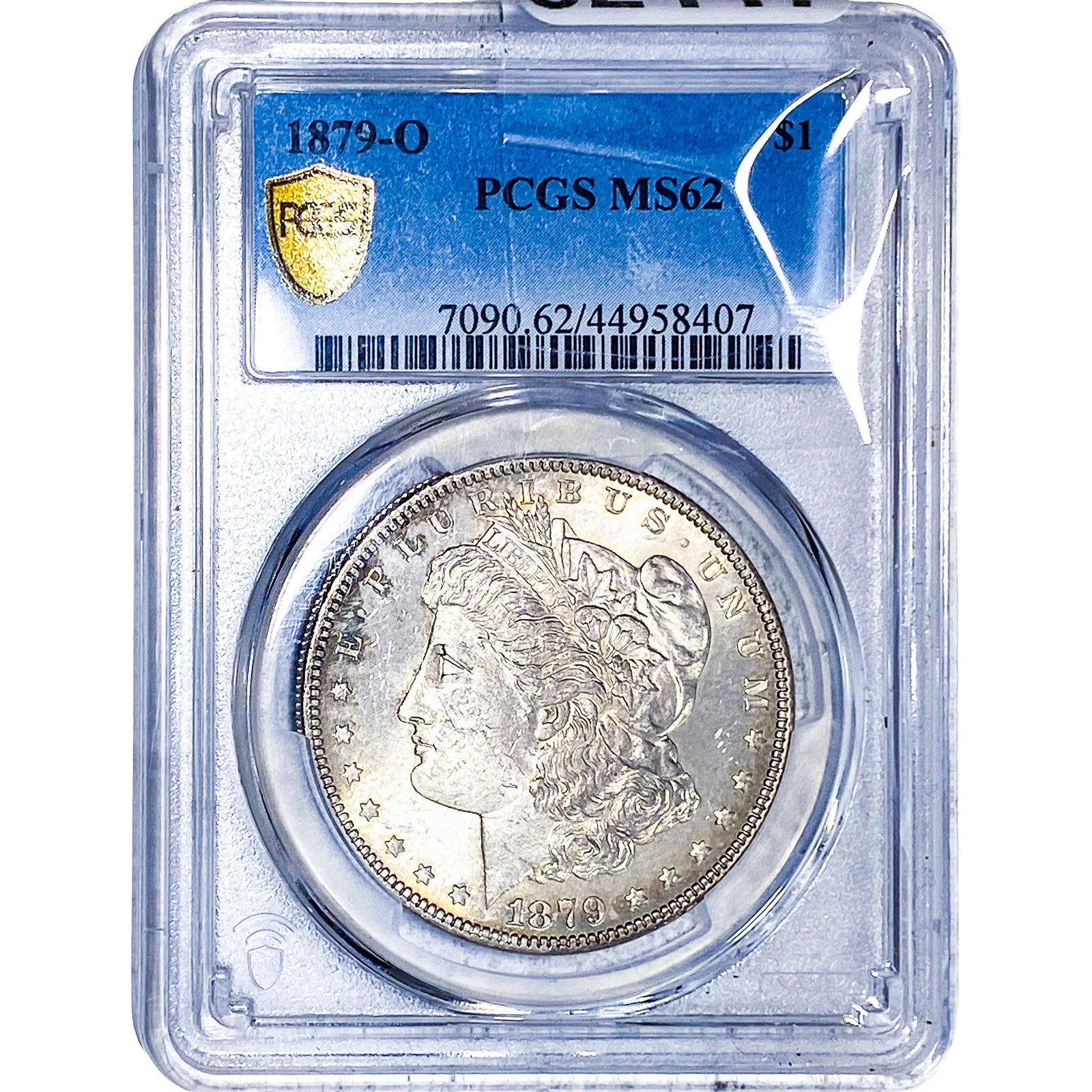 1879-O Morgan Silver Dollar PCGS MS62: 1879-O Morgan Silver Dollar PCGS MS62
