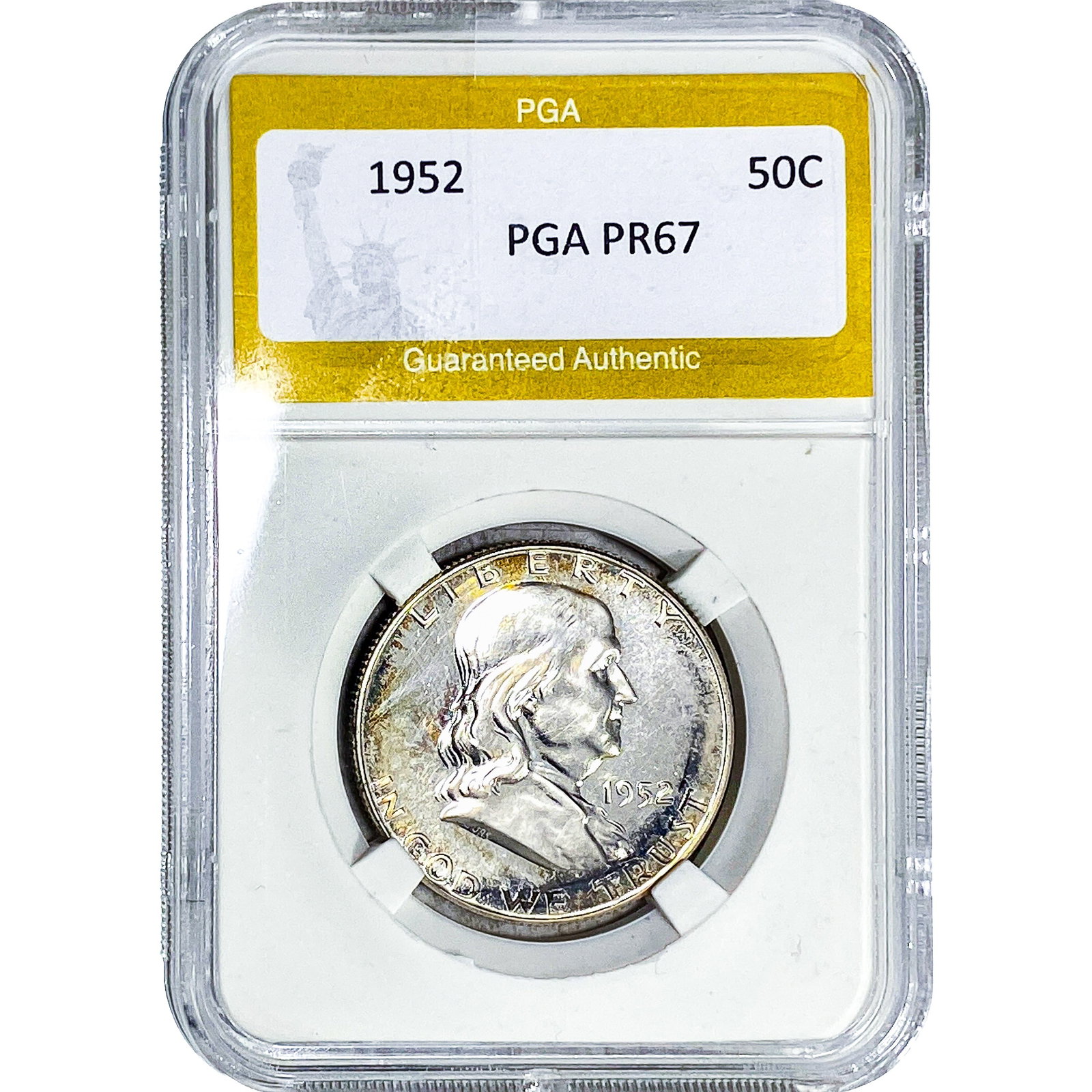 1952 Franklin Half Dollar PGA PR67: 1952 Franklin Half Dollar PGA PR67