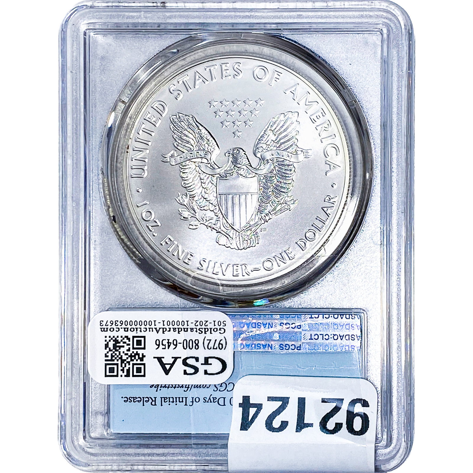 2020 Silver Eagle PCGS MS69 - 2