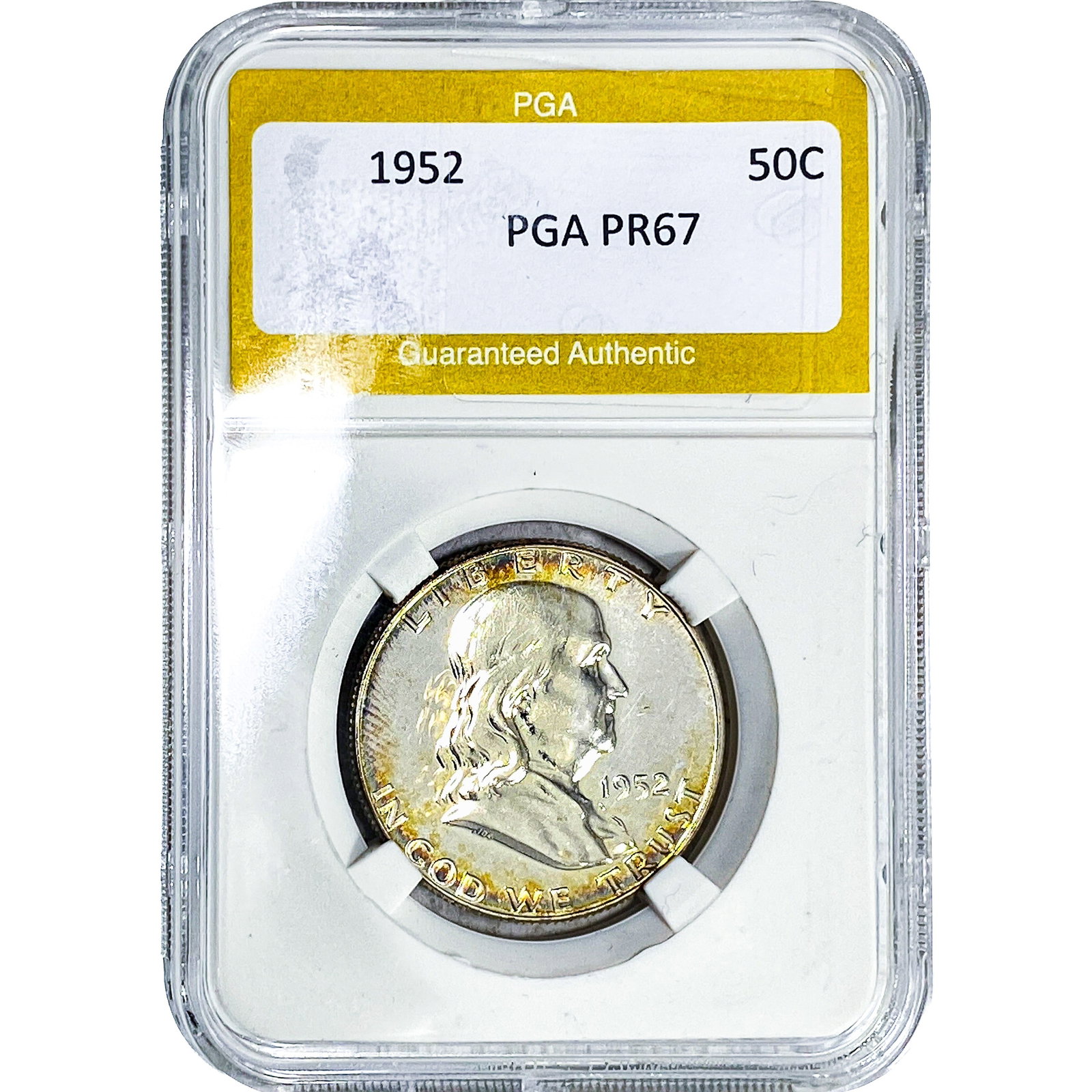 1952 Franklin Half Dollar PGA PR67: 1952 Franklin Half Dollar PGA PR67