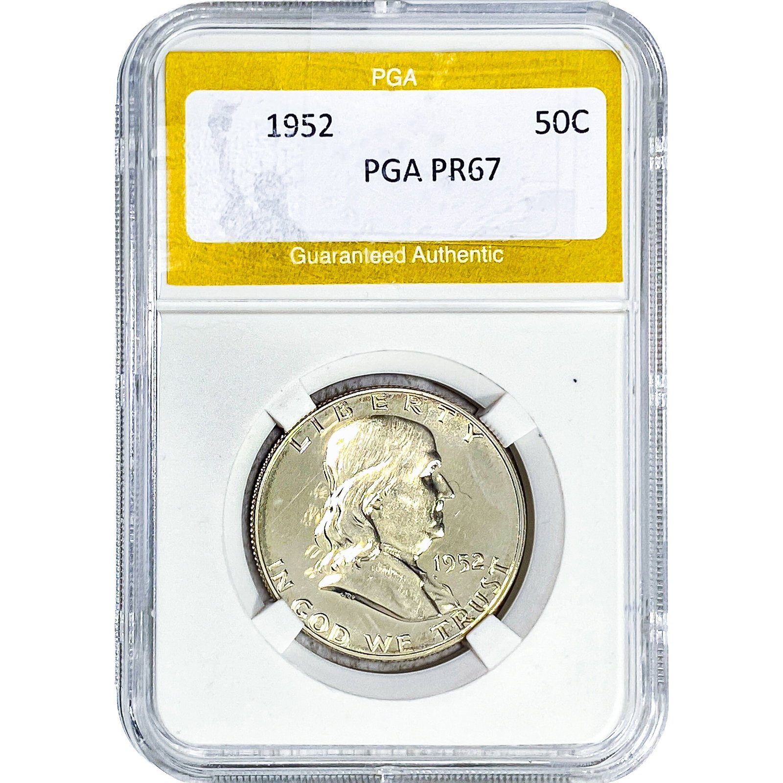 1952 Franklin Half Dollar PGA PR67: 1952 Franklin Half Dollar PGA PR67
