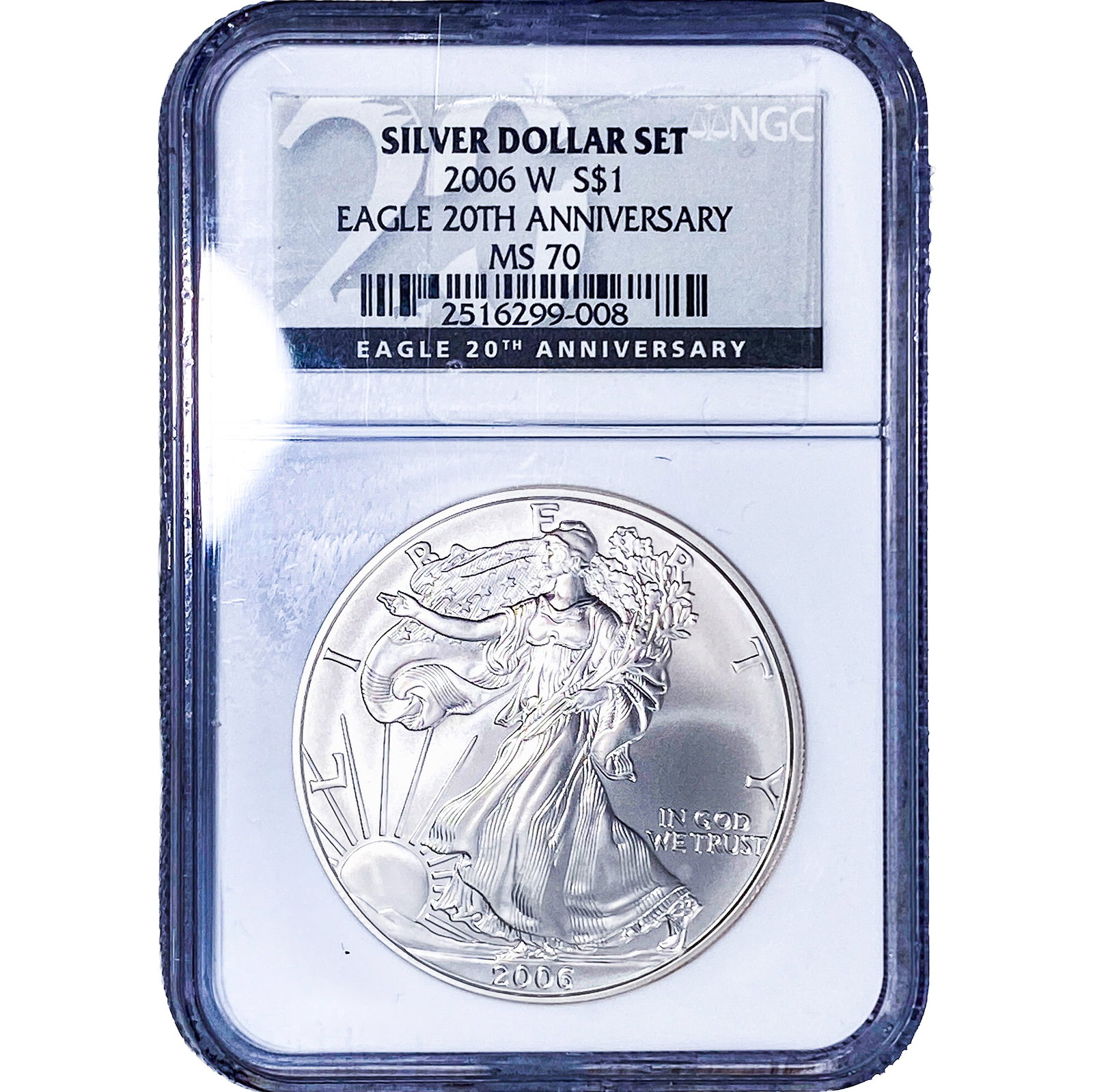2006 Silver Eagle NGC MS70: 2006 Silver Eagle NGC MS70