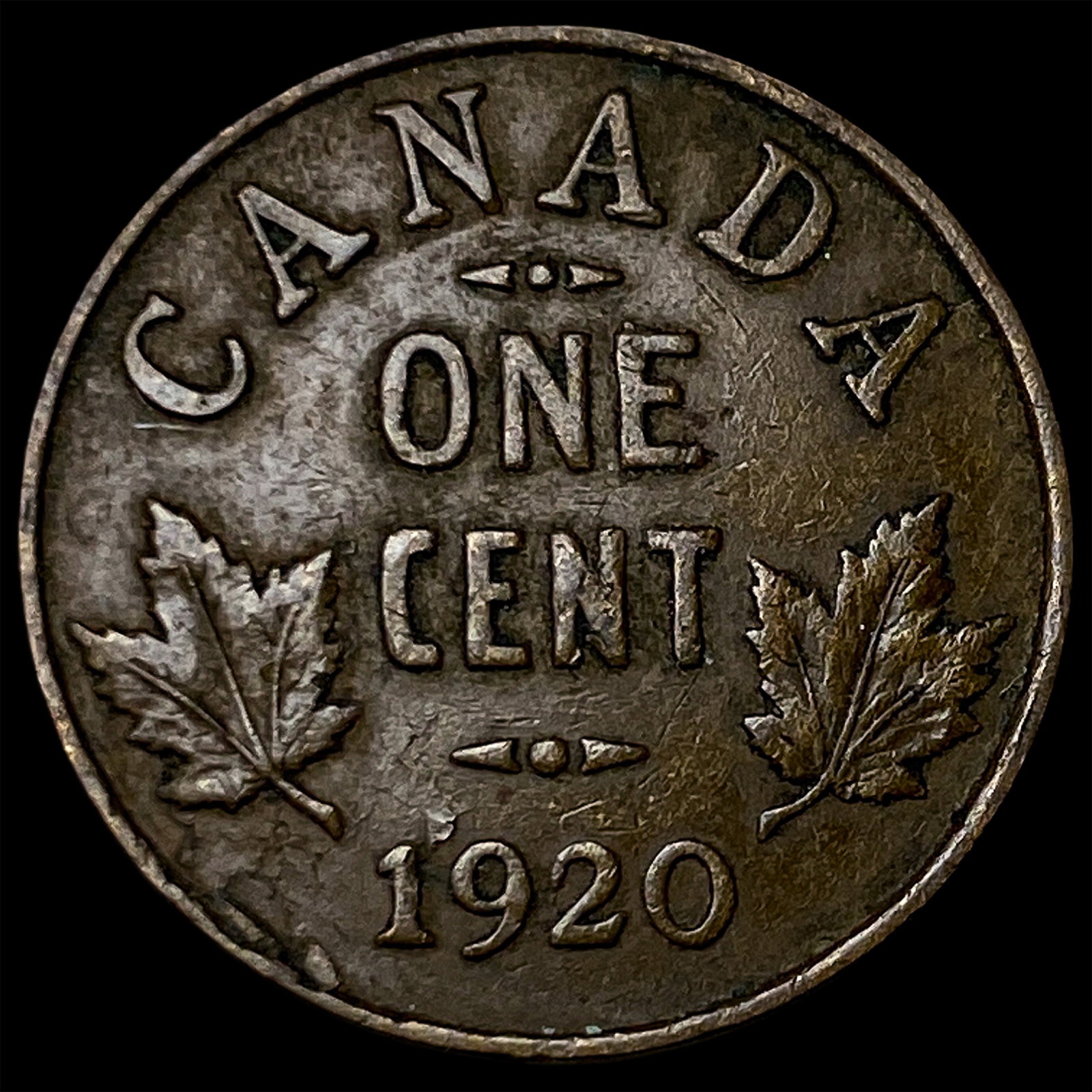 1920 Canada Bronze One Cent - 2