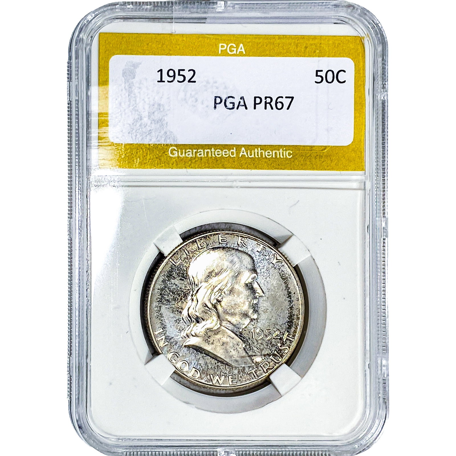 1952 Franklin Half Dollar PGA PR67: 1952 Franklin Half Dollar PGA PR67
