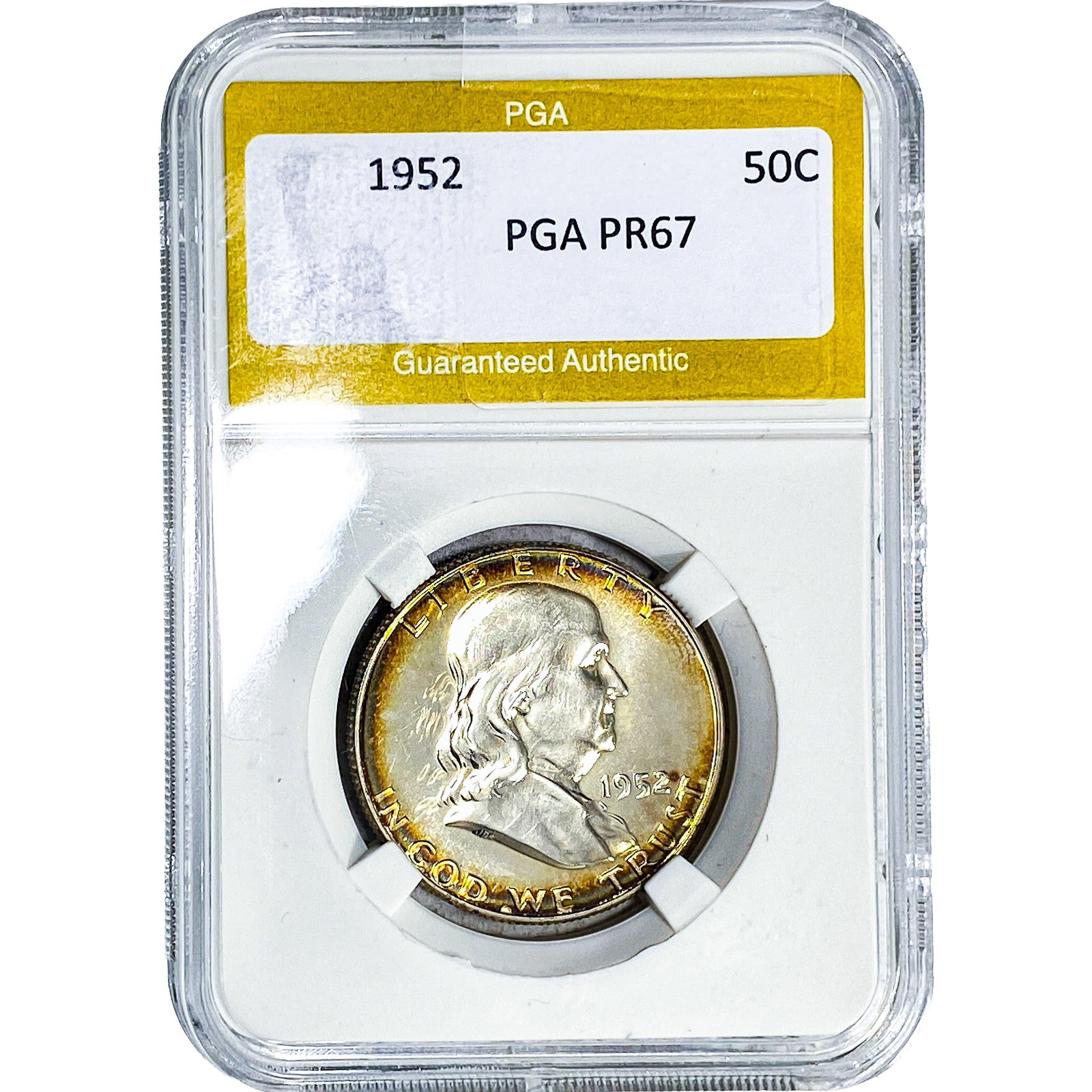 1952 Franklin Half Dollar PGA PR67: 1952 Franklin Half Dollar PGA PR67