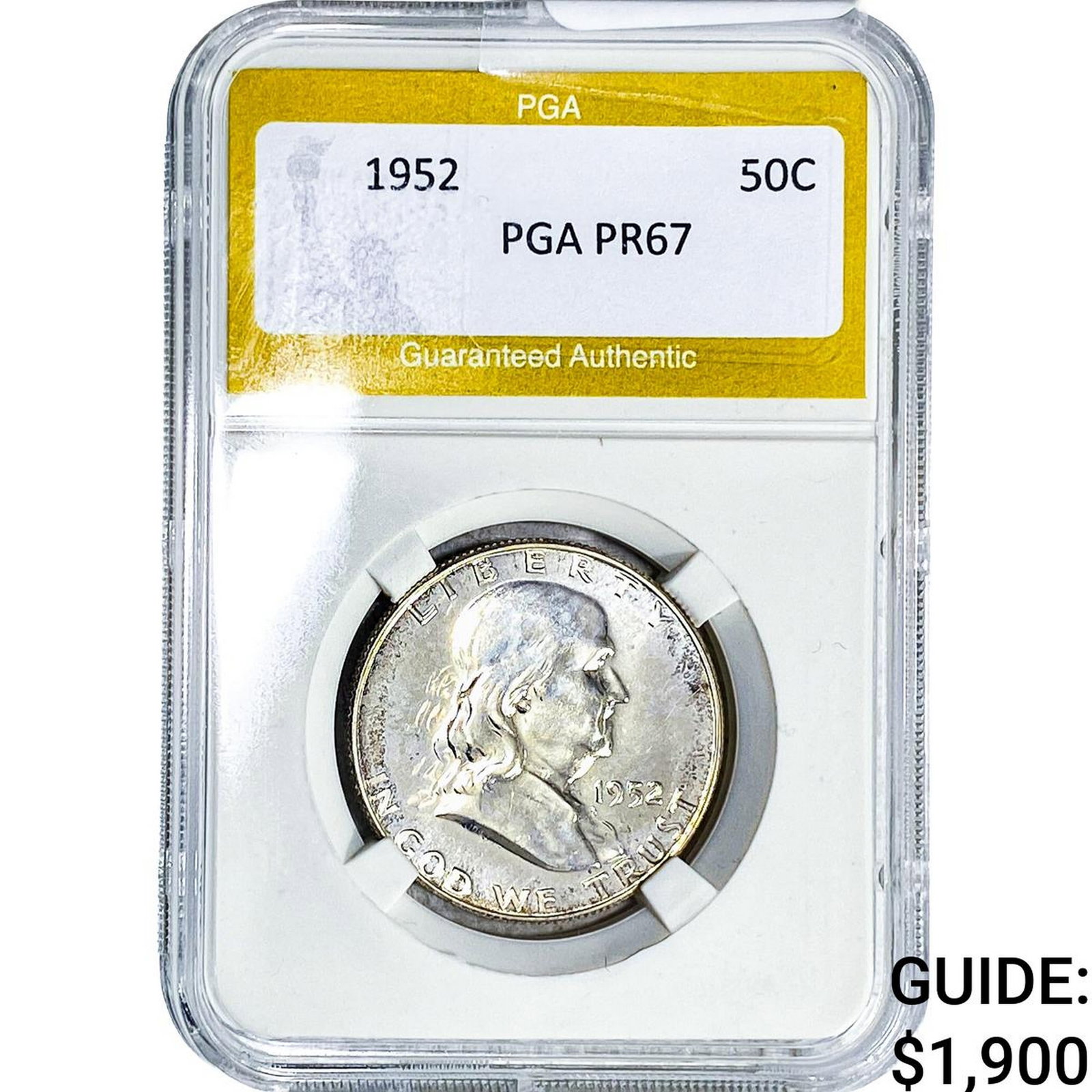 1952 Franklin Half Dollar PGA PR67 (1 of 2)