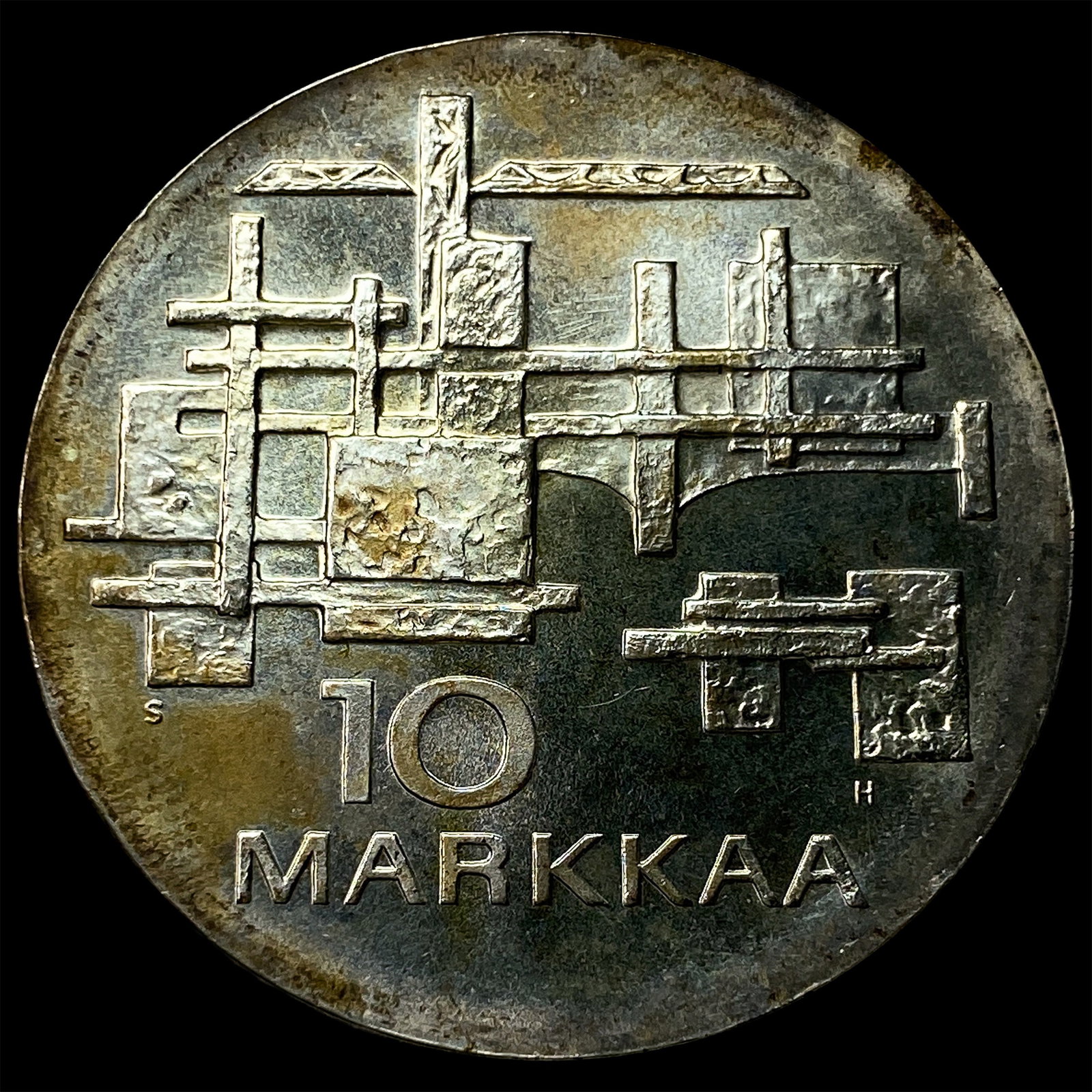 1967 Finland Silver 10 Markkaa (1 of 2)