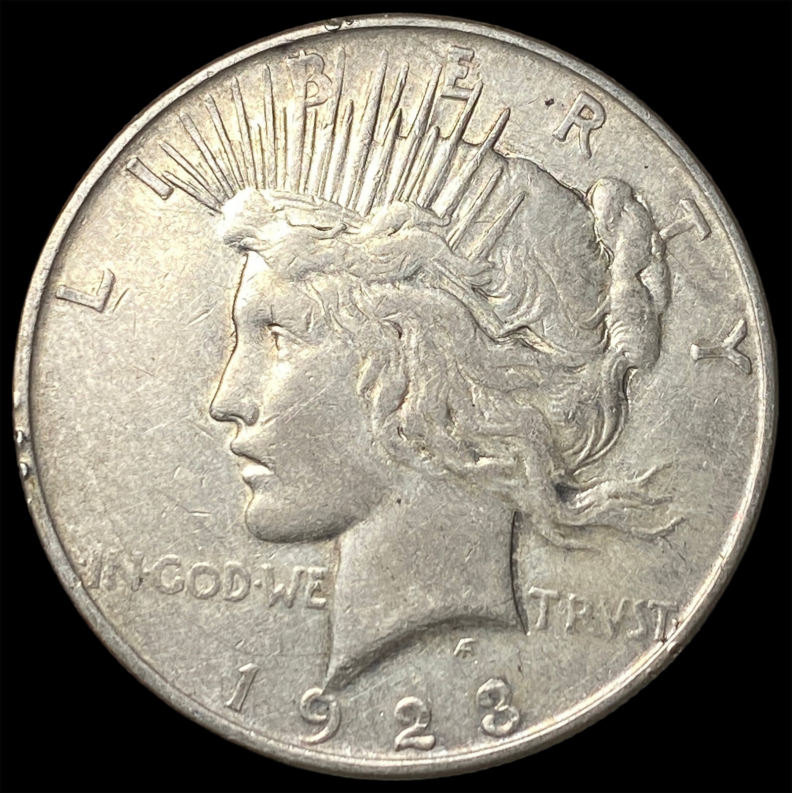 1923 Silver Peace Dollar NEARLY UNCIRCULATED: 1923 Silver Peace Dollar NEARLY UNCIRCULATED