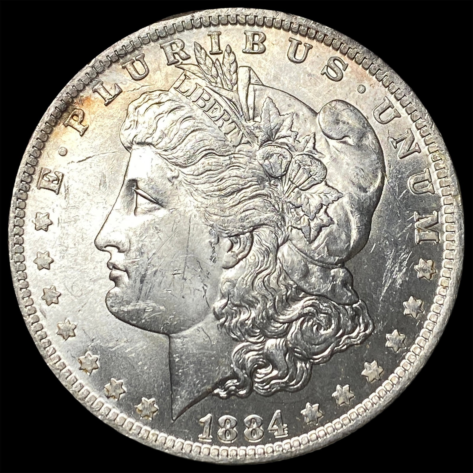 1884-S Silver Morgan Dollar CHOICE BU: 1884-S Silver Morgan Dollar CHOICE BU