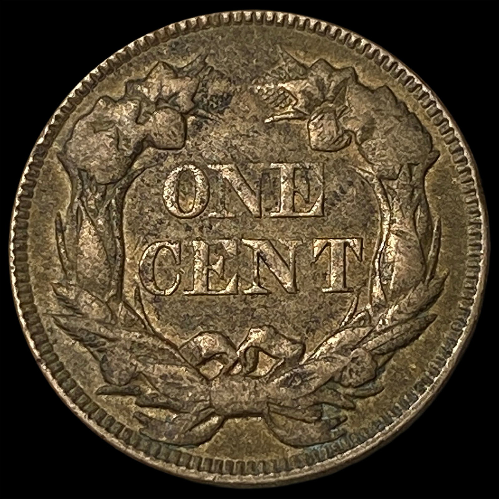 1857 Flying Eagle Cent NEARLY UNCIRCULATED - 2