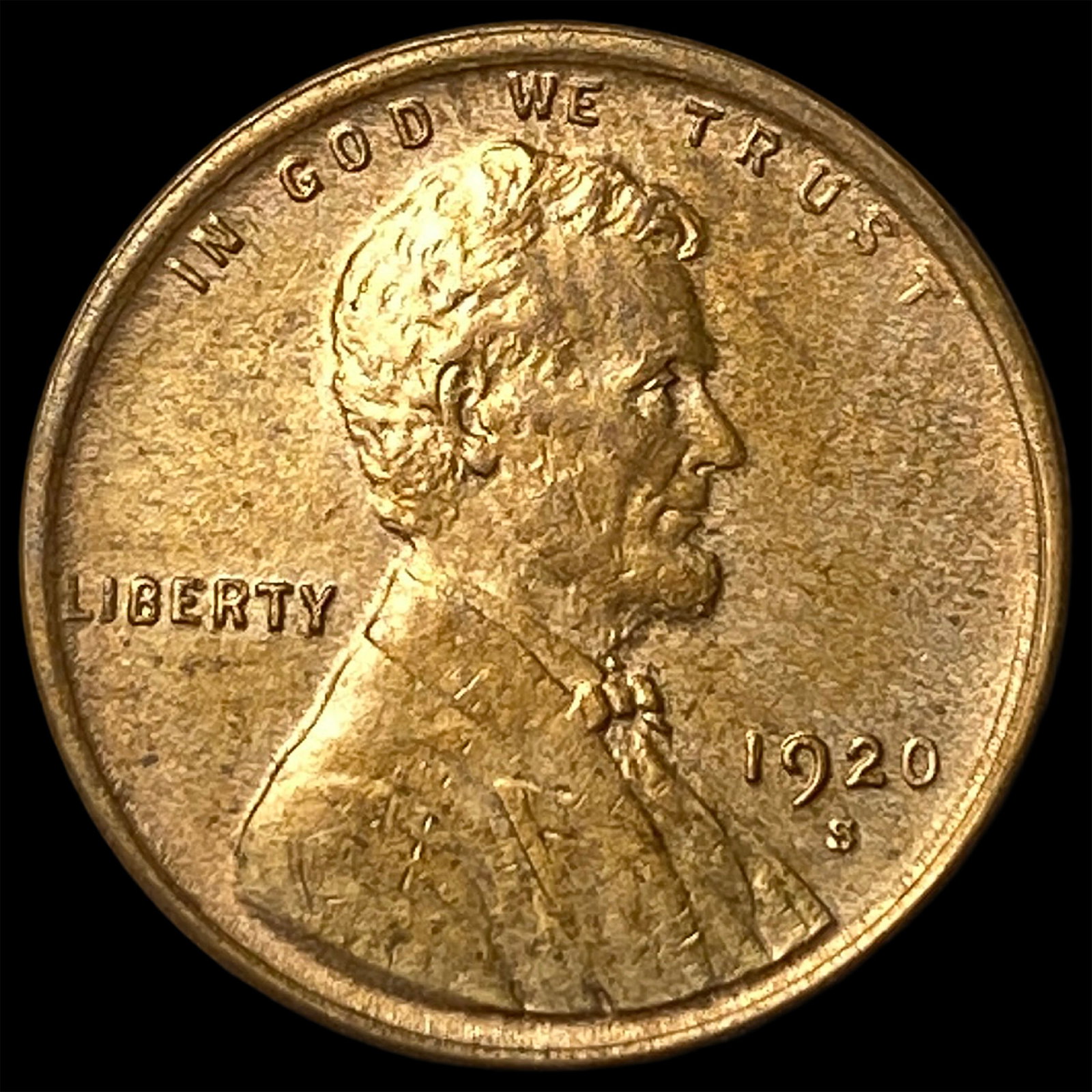 1920-S Lincoln Wheat Cent UNCIRCULATED (1 of 2)