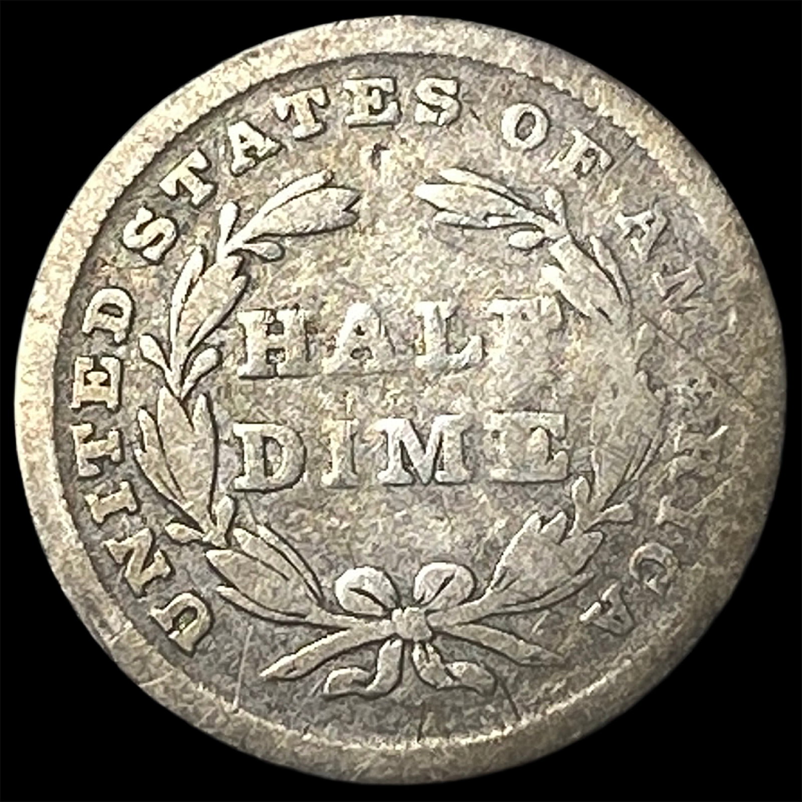 1838 Silver Half Dime LIGHTLY CIRCULATED - 2