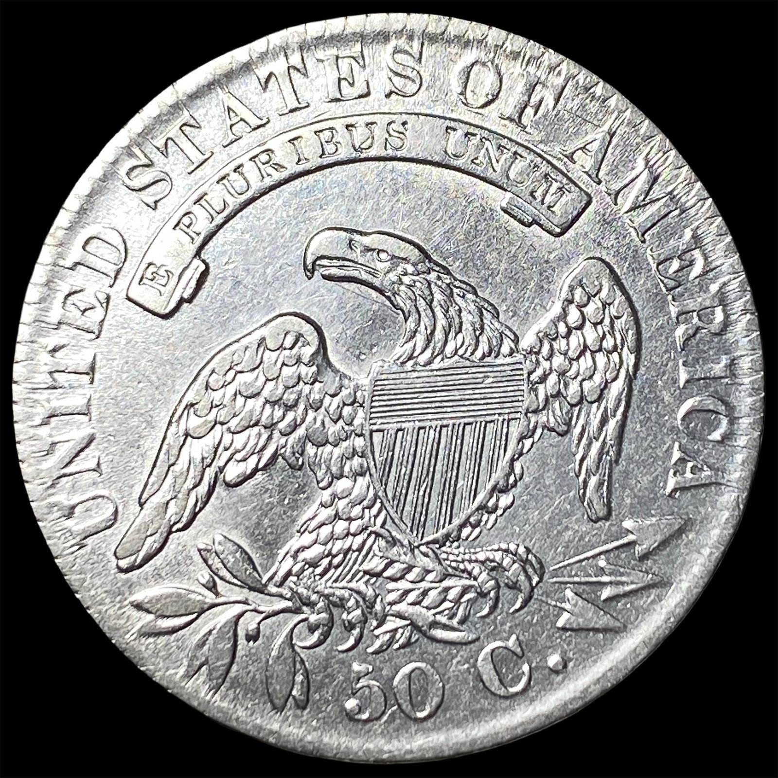 1832 Capped Bust Half Dollar CLOSELY UNCIRCULATED - 2