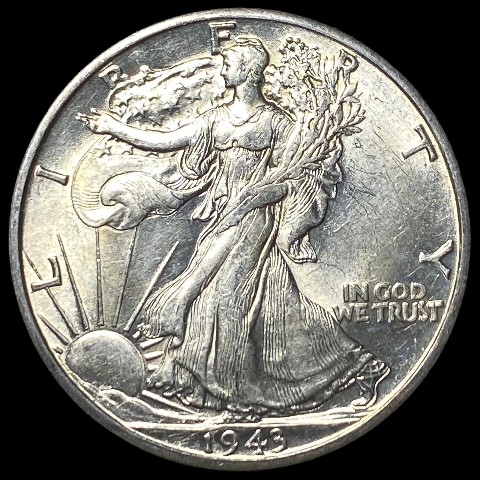1943-D Silver Half Dollar UNCIRCULATED: 1943-D Silver Half Dollar UNCIRCULATED