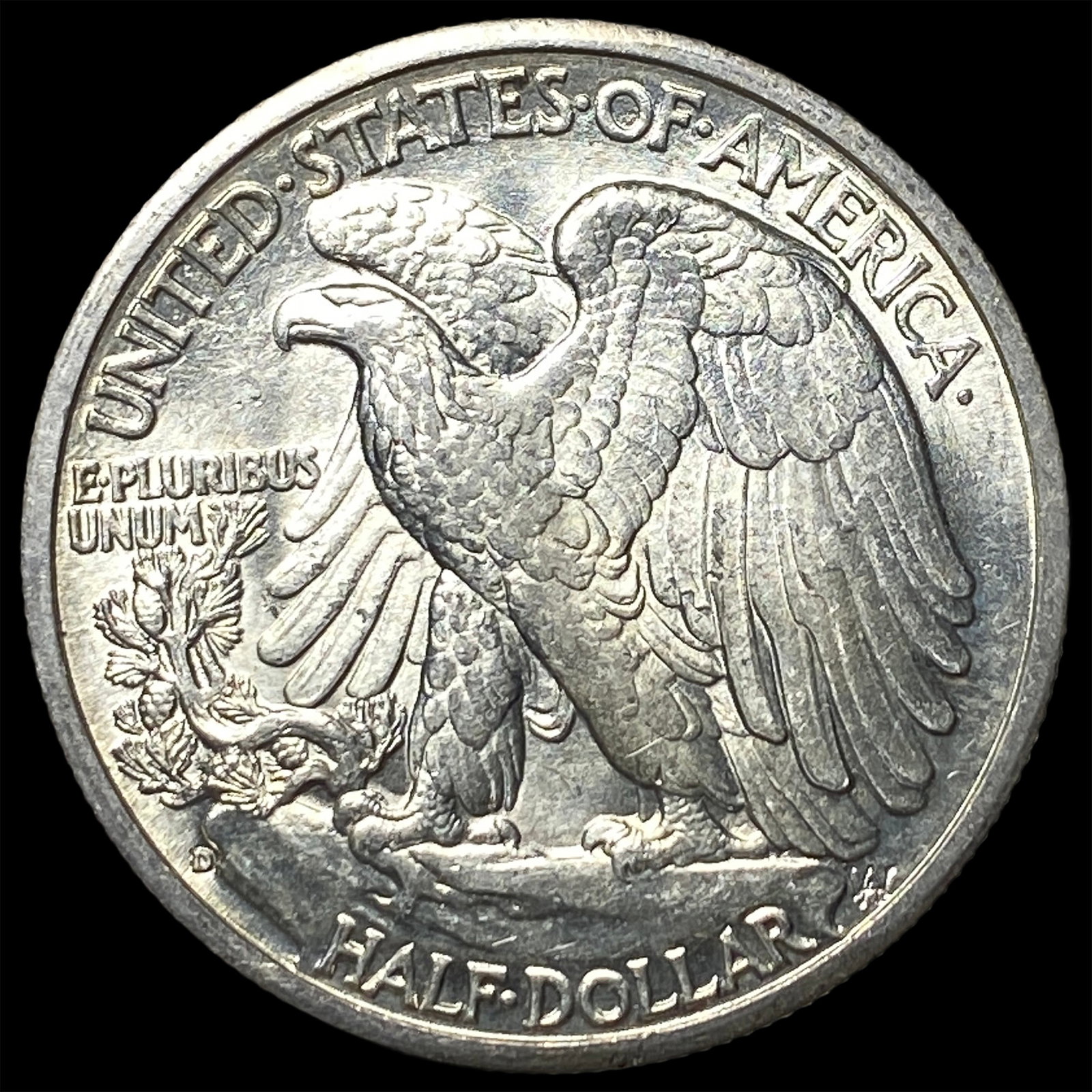 1943-D Silver Half Dollar UNCIRCULATED - 2