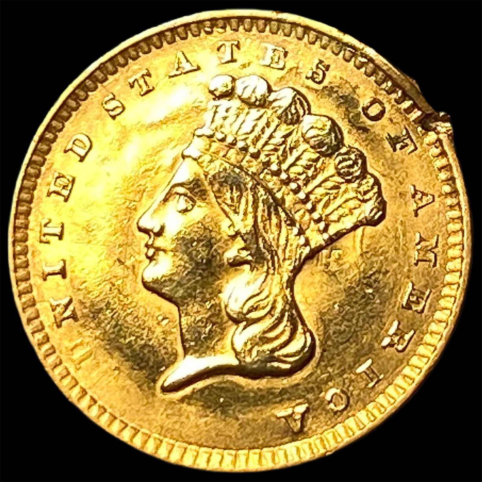 1856 Gold $1 Indian Princess Head Type 2 HIGH GRADE (1 of 2)