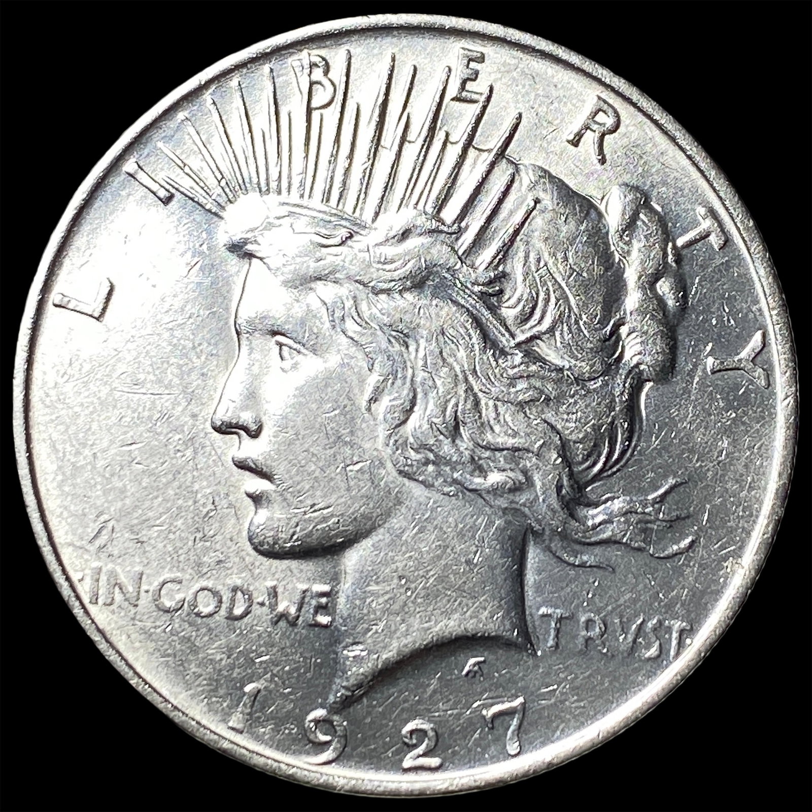 1927-S Silver Peace Dollar UNCIRCULATED (1 of 2)