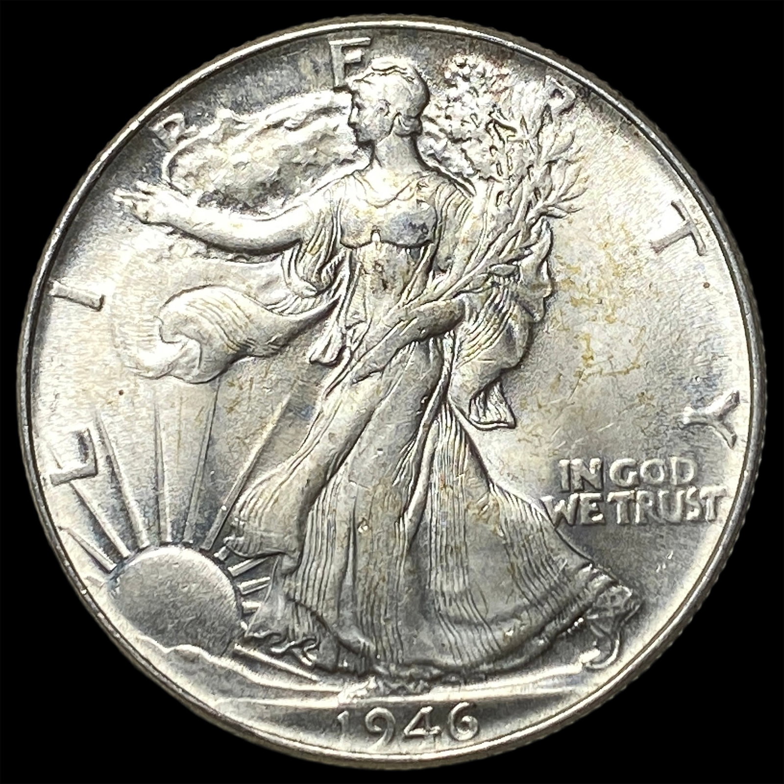 1946 Silver Walking Liberty Half Dollar UNCIRCULATED: 1946 Silver Walking Liberty Half Dollar UNCIRCULATED