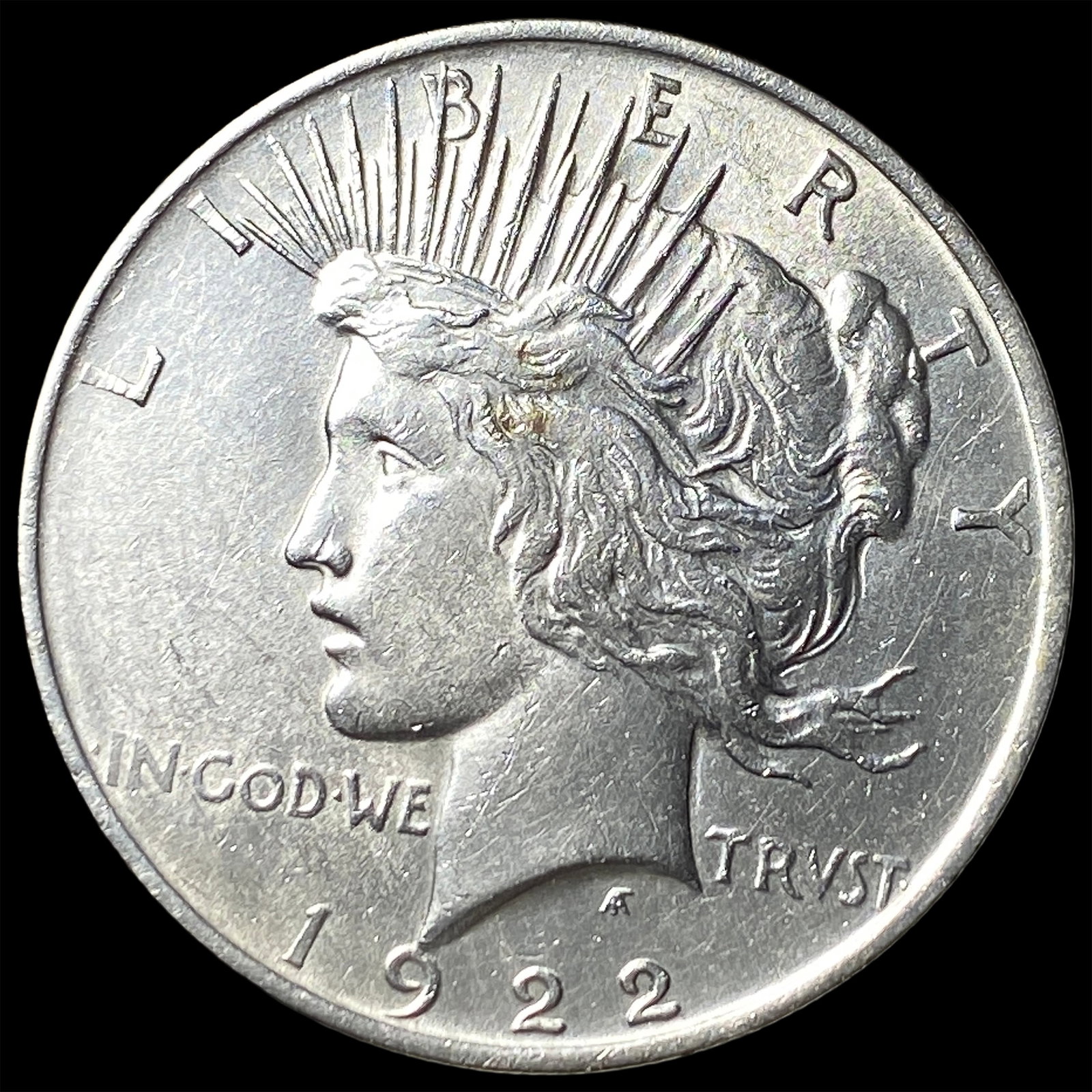 1922 Silver Peace Dollar CHOICE BU (1 of 2)