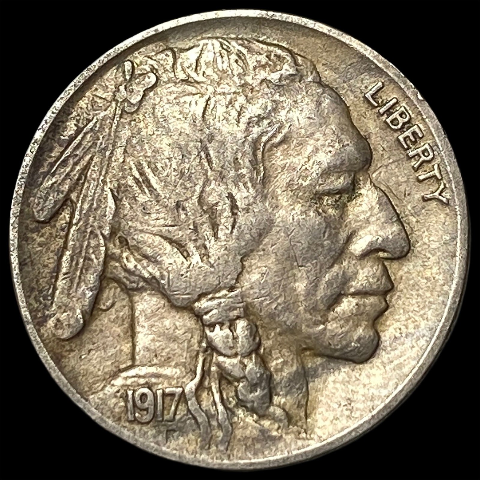 1917 Buffalo Nickel CLOSELY UNCIRCULATED: 1917 Buffalo Nickel CLOSELY UNCIRCULATED