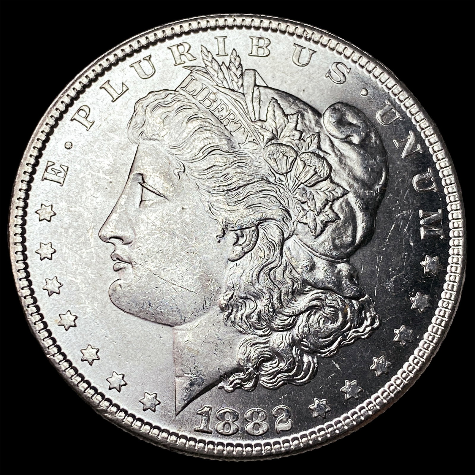 1882 Silver Morgan Dollar CHOICE BU (1 of 2)