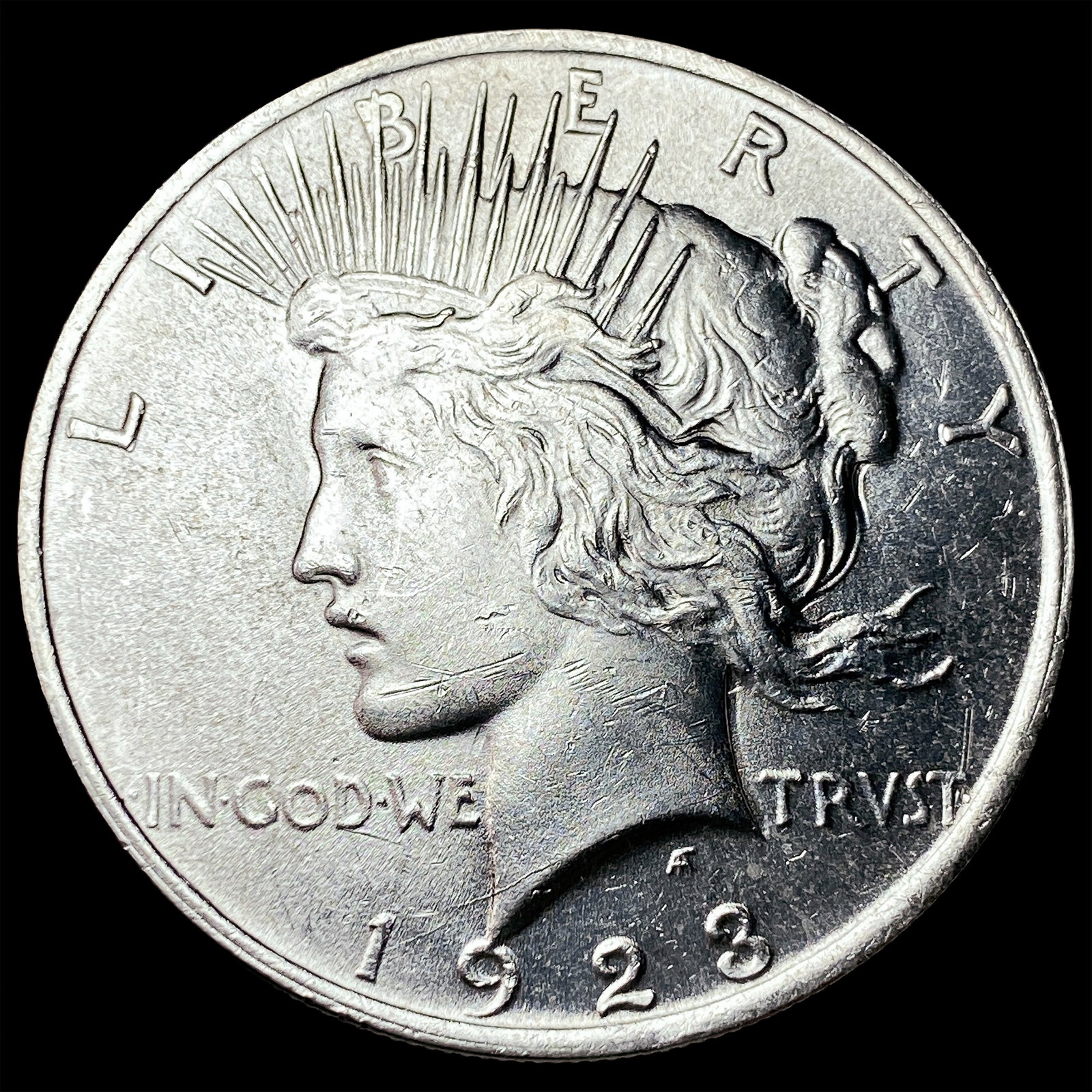 1923 Silver Peace Dollar CHOICE BU (1 of 2)