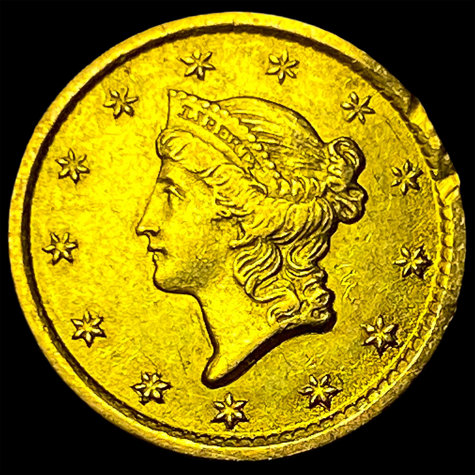 1851-O Gold $1 Liberty Head Type 1 UNCIRCULATED: 1851-O Gold $1 Liberty Head Type 1 UNCIRCULATED