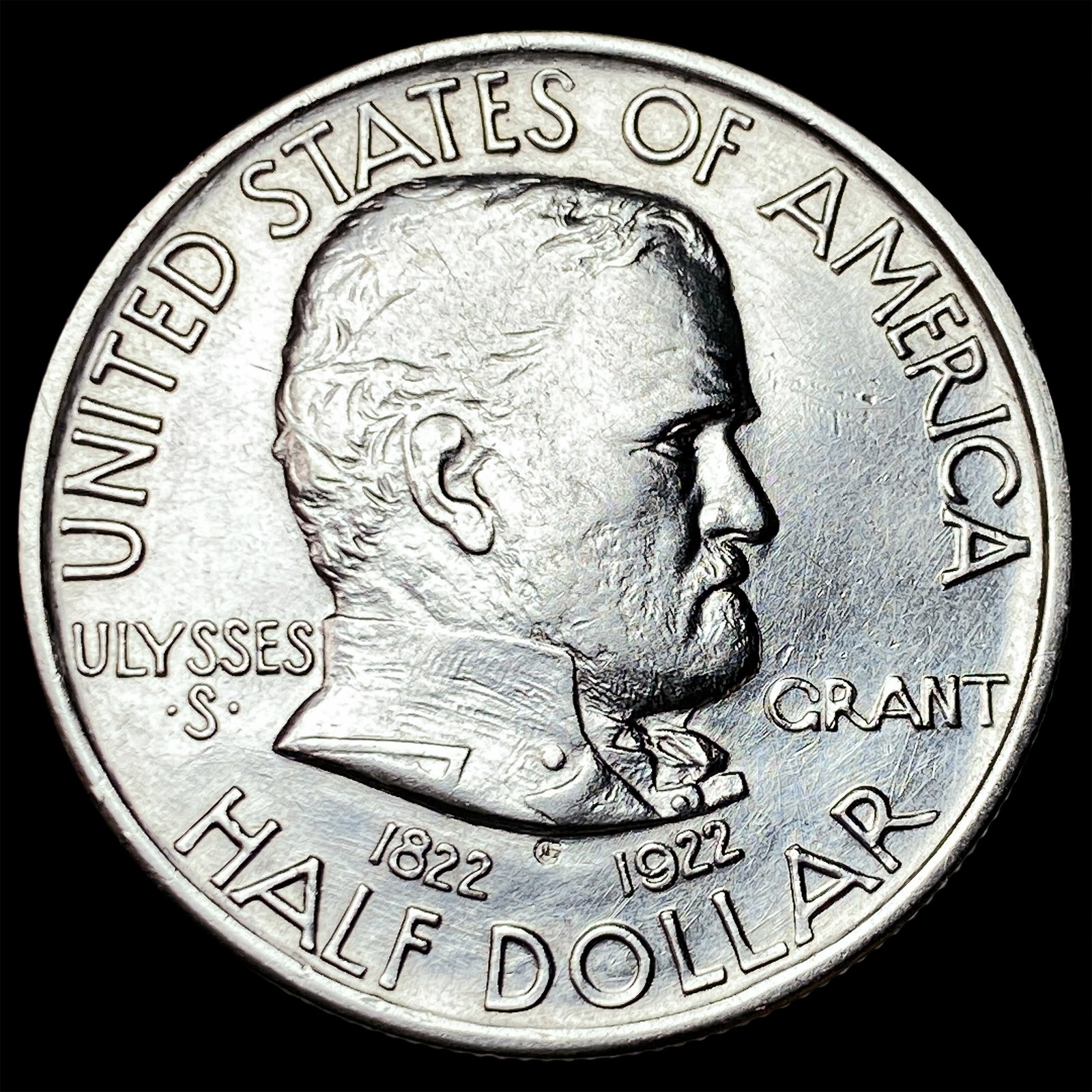 1922-S Silver Half Dollar Grant UNCIRCULATED: 1922-S Silver Half Dollar Grant UNCIRCULATED