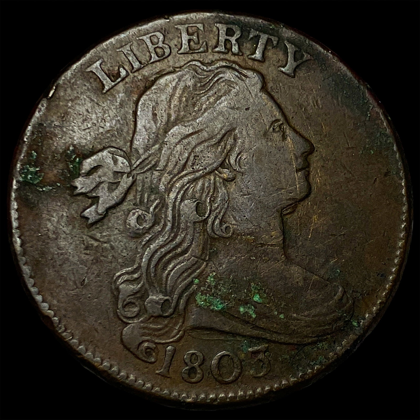 1803 Draped Bust Large Cent HIGH GRADE (1 of 2)