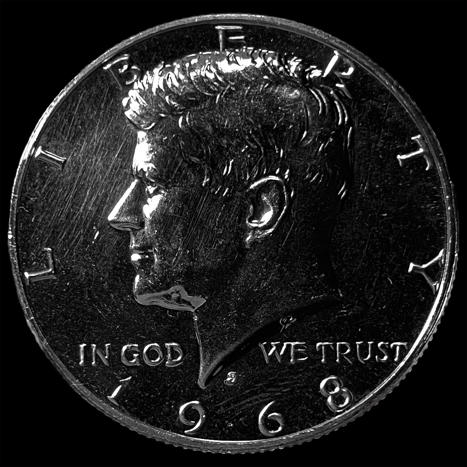 1968-S Silver Kennedy Half Dollar SUPERB GEM BU (1 of 2)