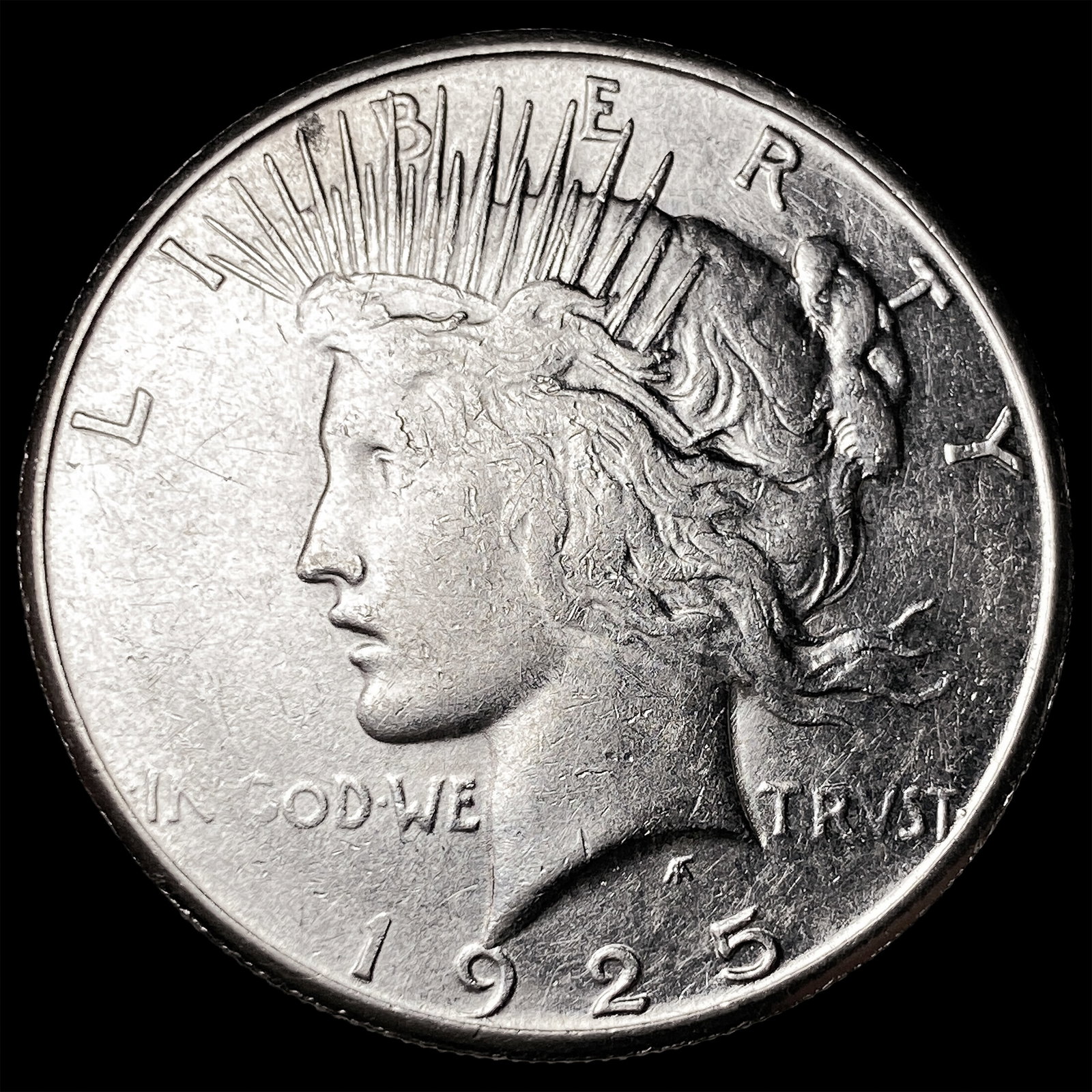 1925-S Silver Peace Dollar UNCIRCULATED (1 of 2)