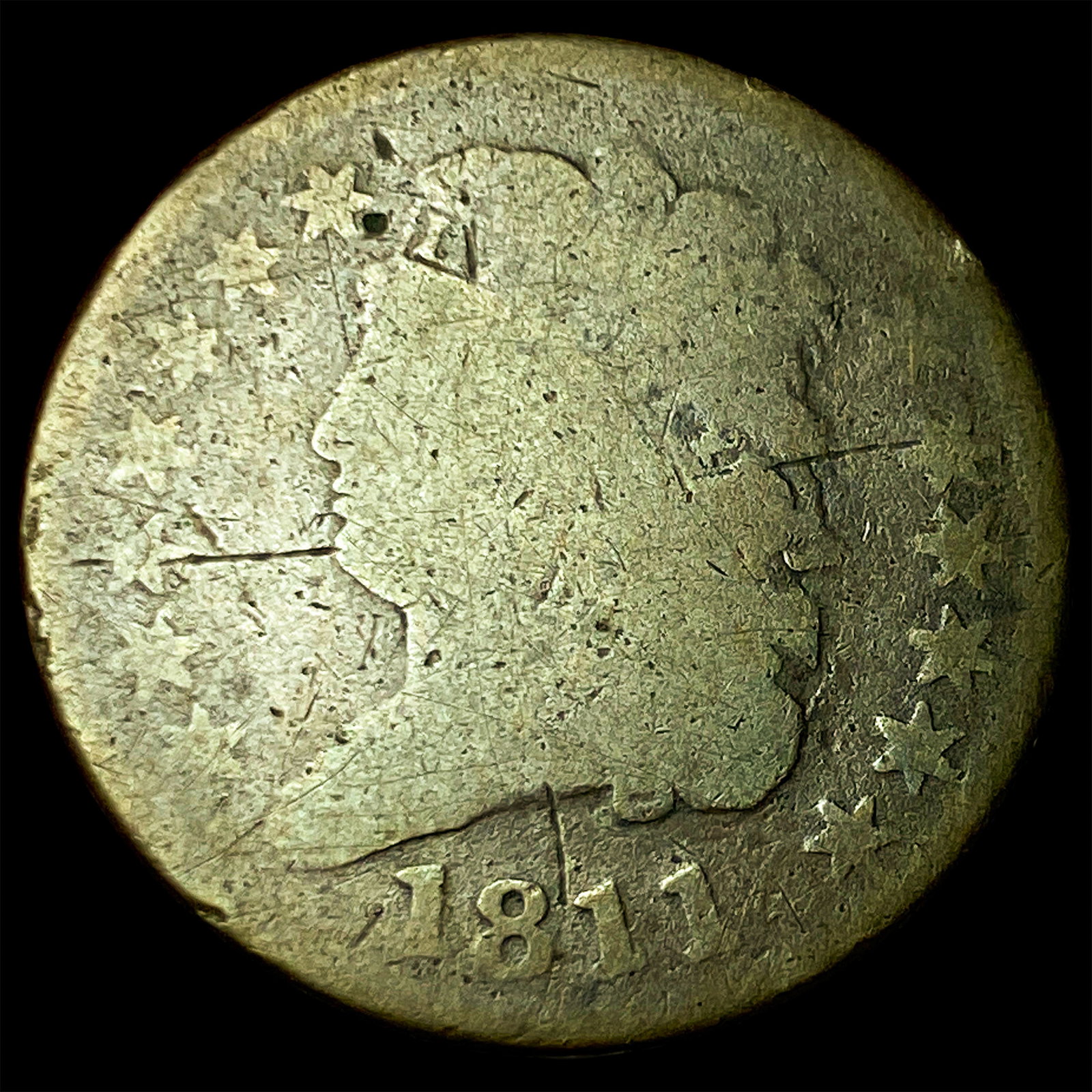 1811 Classic Head Half Cent LIGHTLY CIRCULATED: 1811 Classic Head Half Cent LIGHTLY CIRCULATED