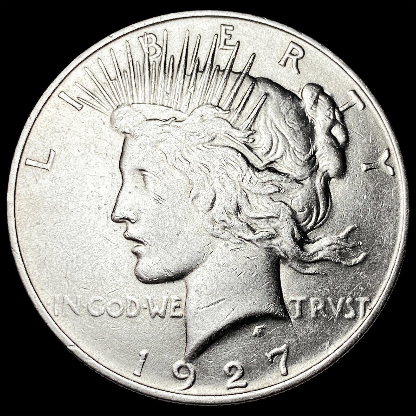 1927-D Silver Peace Dollar UNCIRCULATED: 1927-D Silver Peace Dollar UNCIRCULATED