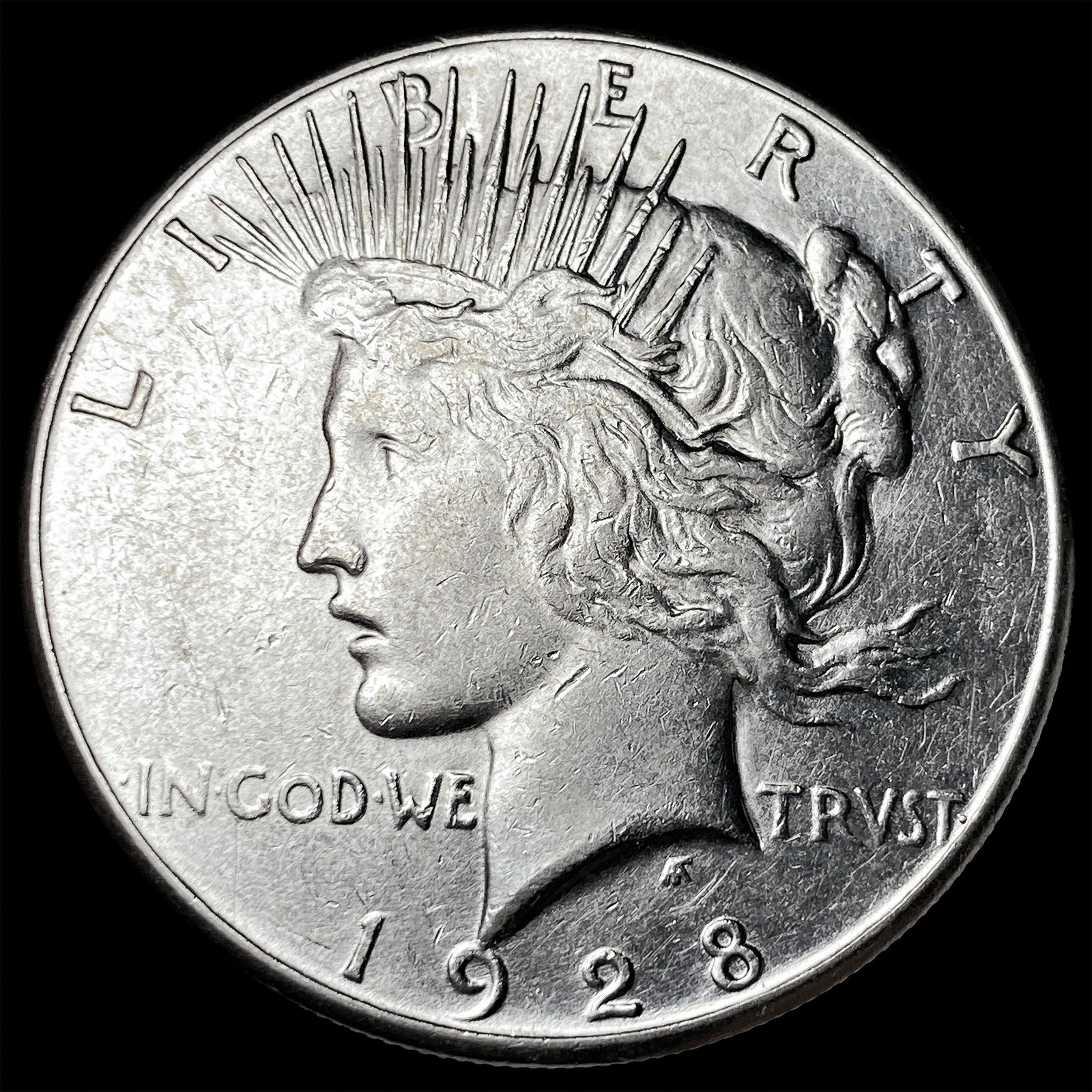 1928-S Silver Peace Dollar UNCIRCULATED (1 of 2)