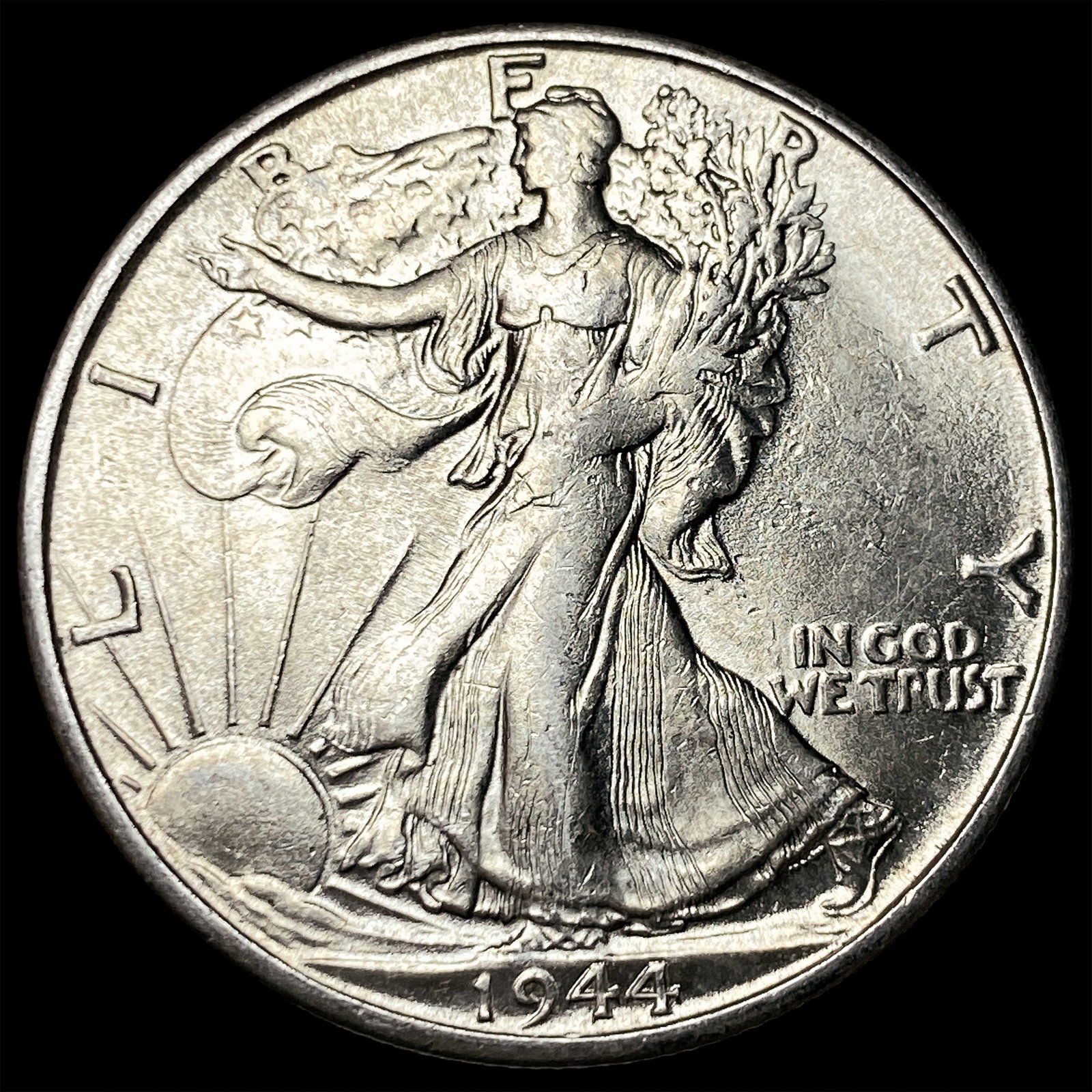 1944-S Silver Walking Liberty Half Dollar UNCIRCULATED: 1944-S Silver Walking Liberty Half Dollar UNCIRCULATED