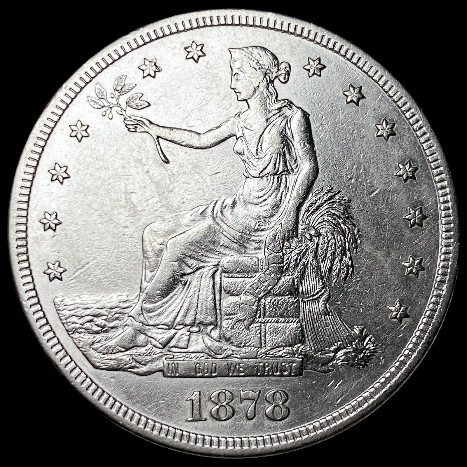 1878-S Silver Trade Dollar UNCIRCULATED (1 of 2)