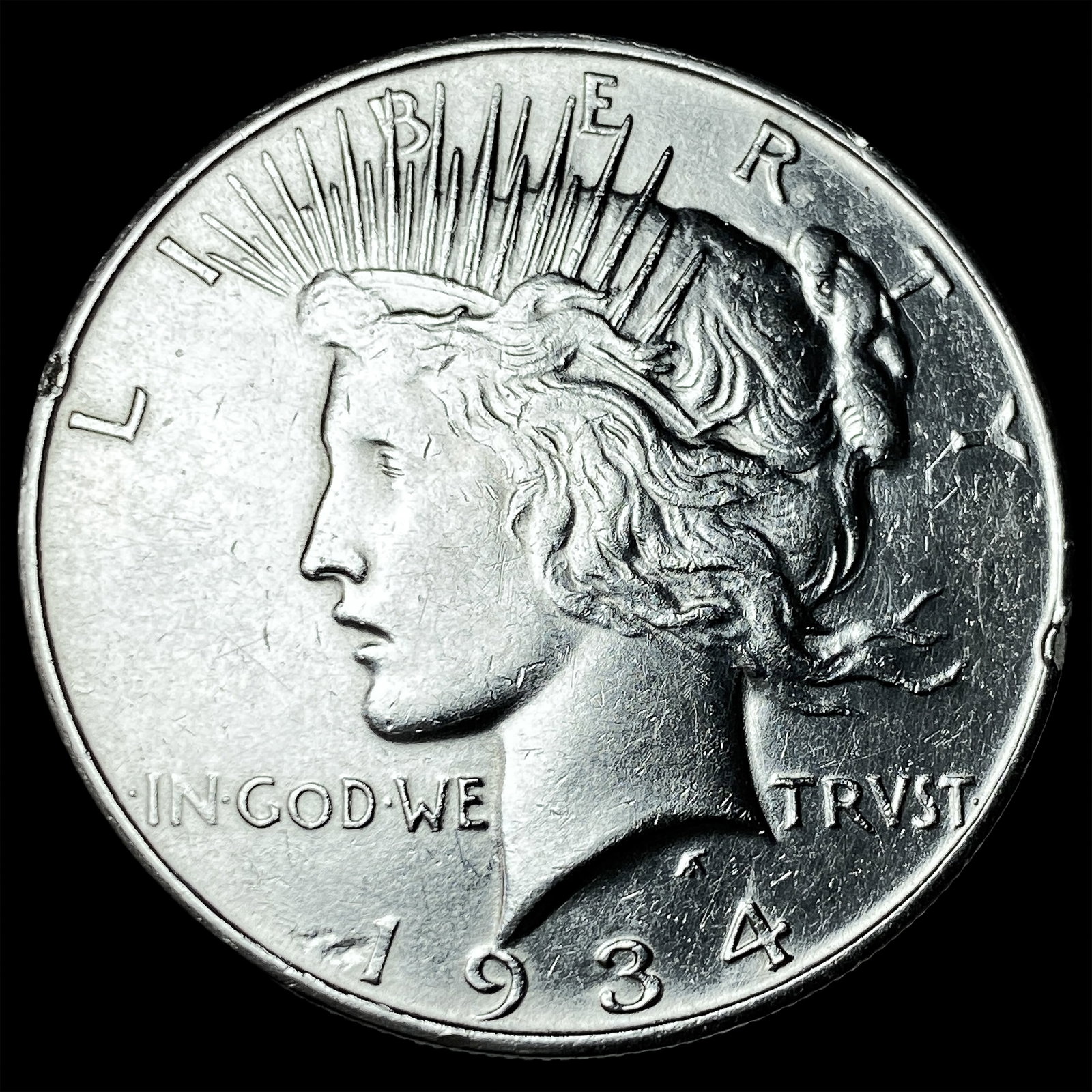 1934-D Silver Peace Dollar UNCIRCULATED (1 of 2)