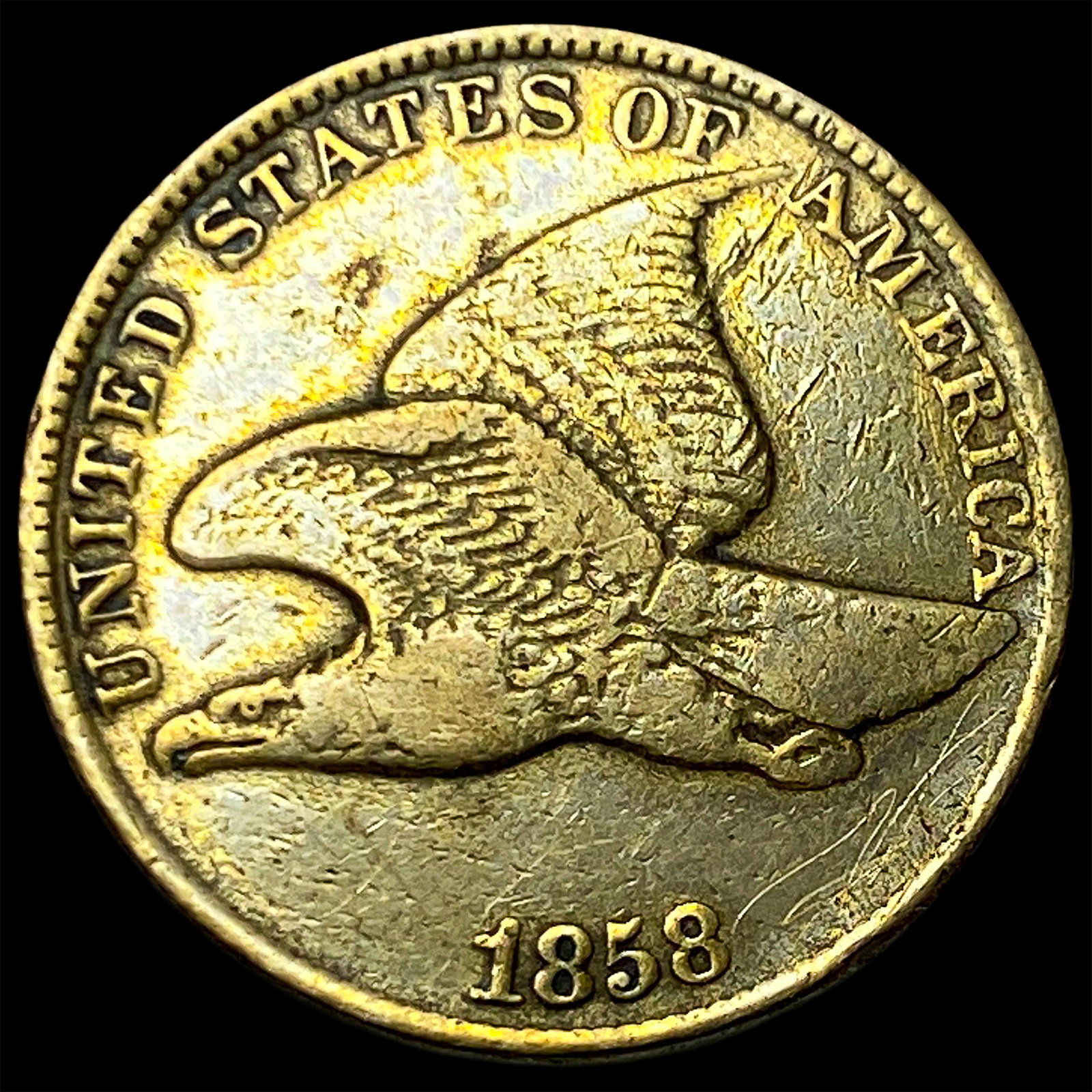 1858 Flying Eagle Cent LIGHTLY CIRCULATED (1 of 2)