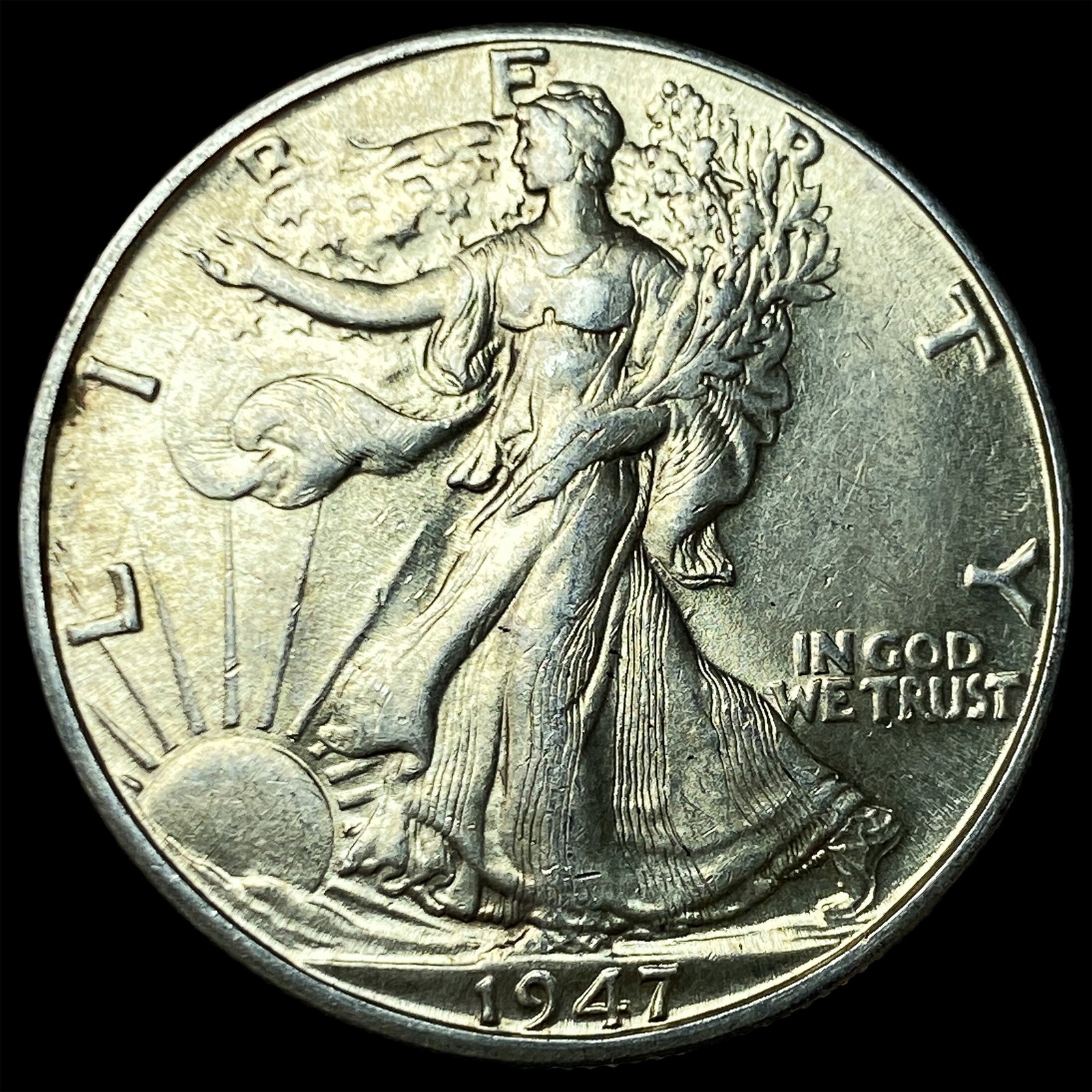 1947-D Silver Walking Liberty Half Dollar UNCIRCULATED: 1947-D Silver Walking Liberty Half Dollar UNCIRCULATED