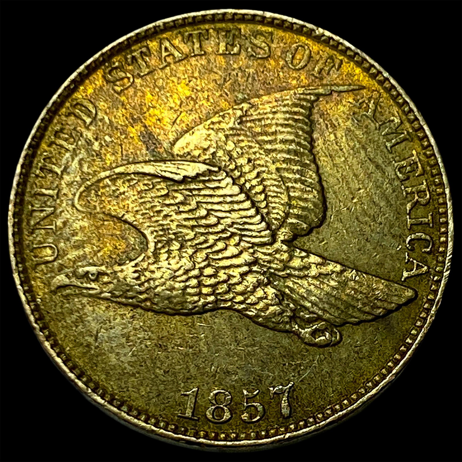 1857 Flying Eagle Cent CHOICE AU: 1857 Flying Eagle Cent CHOICE AU