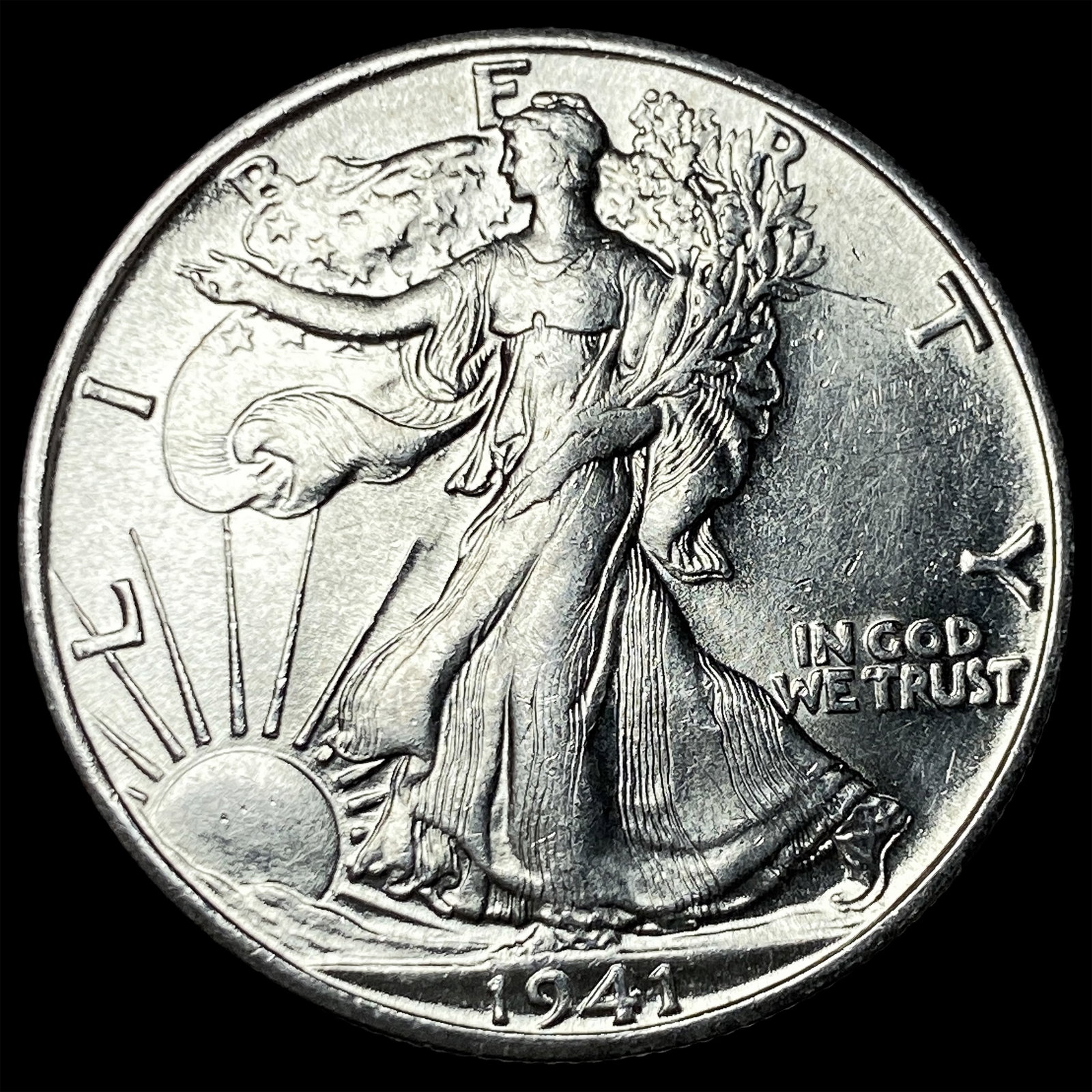 1941-S Silver Half Dollar UNCIRCULATED (1 of 2)