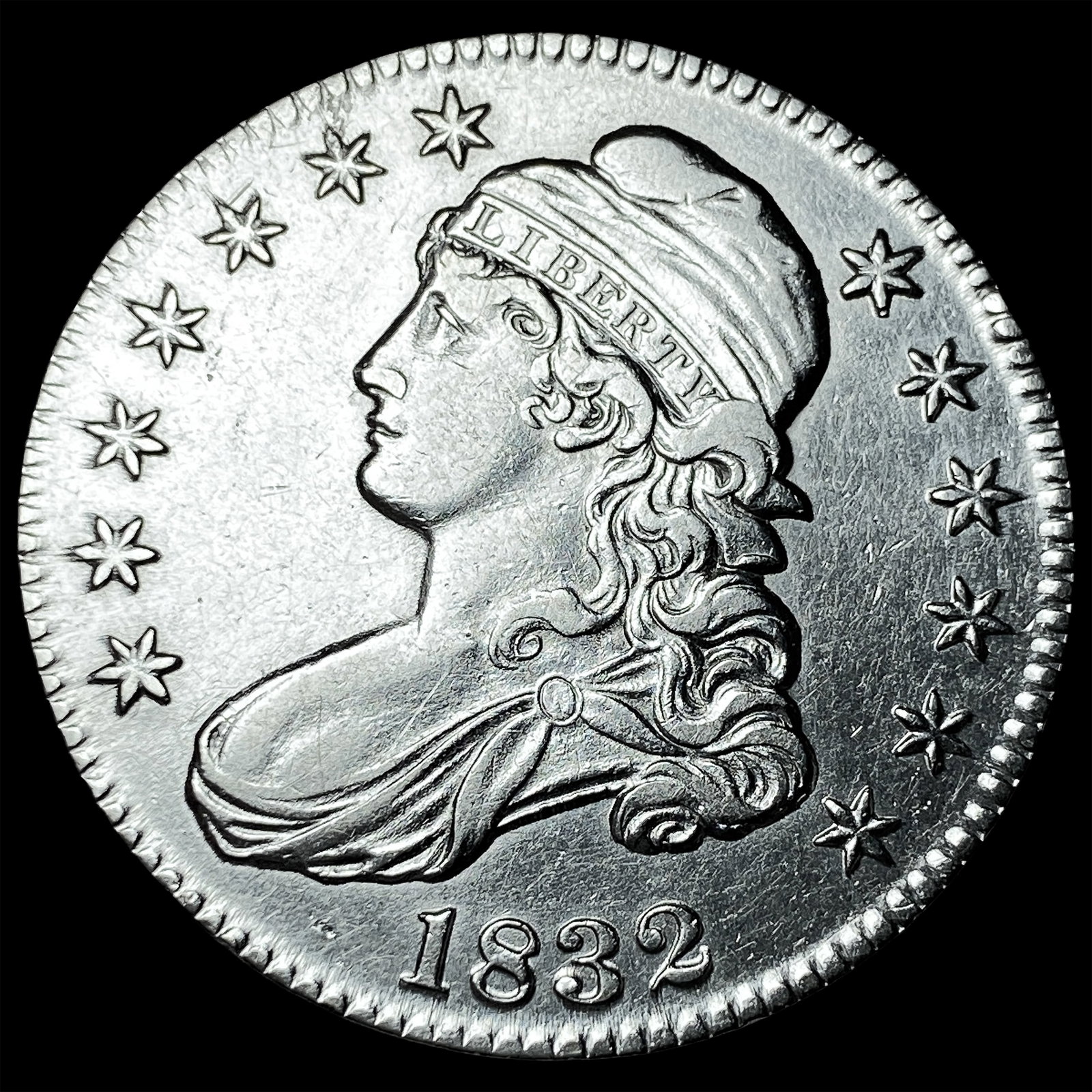 1832 Capped Bust Half Dollar UNCIRCULATED (1 of 2)