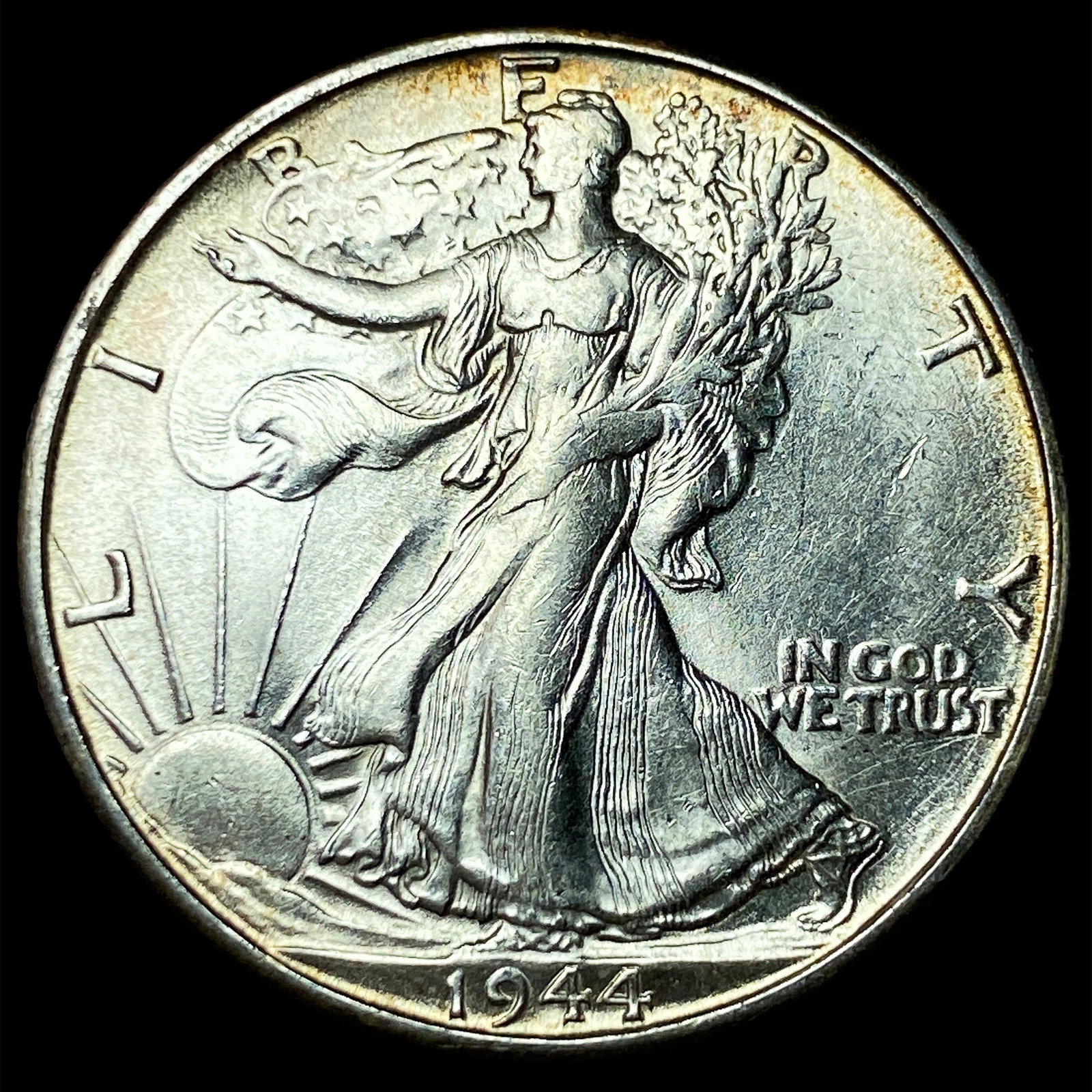 1944-S Silver Walking Liberty Half Dollar UNCIRCULATED: 1944-S Silver Walking Liberty Half Dollar UNCIRCULATED
