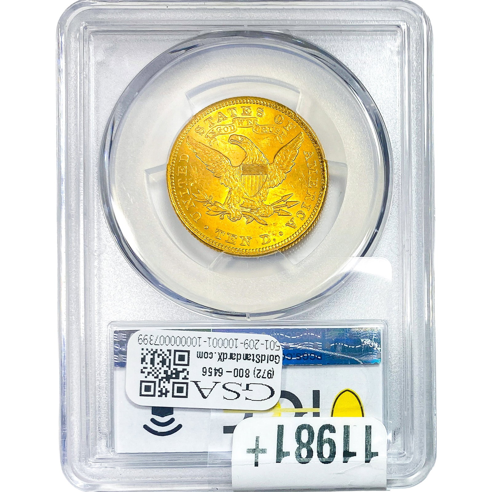 1897 $10 Gold Eagle PCGS MS63 - 2