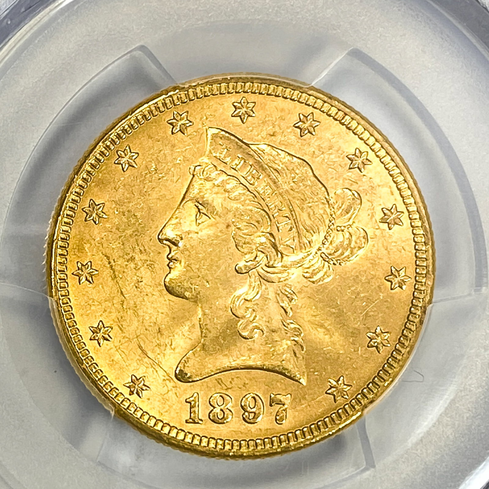1897 $10 Gold Eagle PCGS MS63 - 3